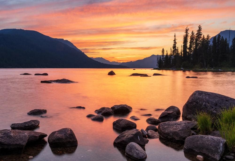 Cascade Mountains Sunset