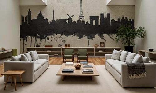 Paris Skyline Concrete
