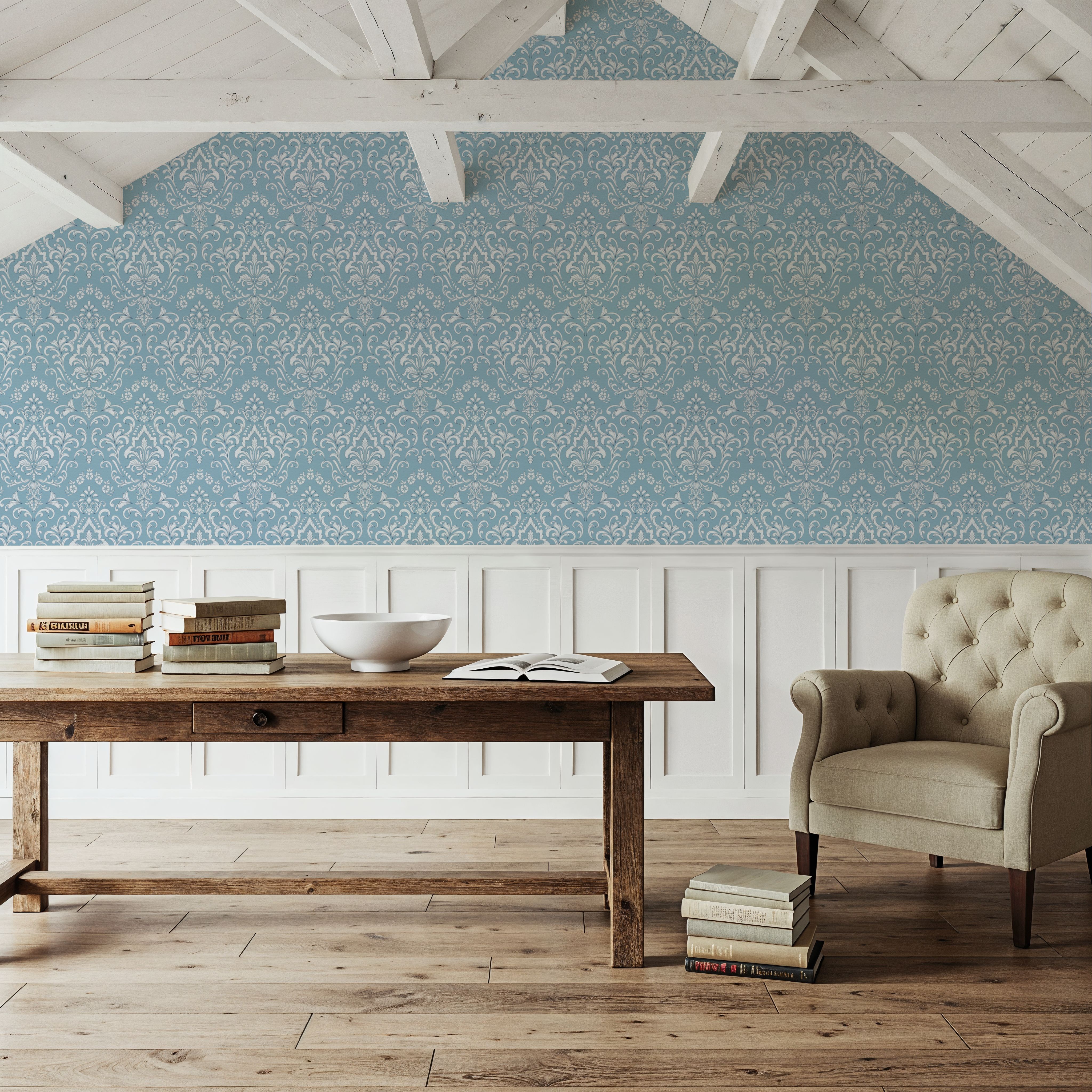 Ludovici Pattern, French Blue