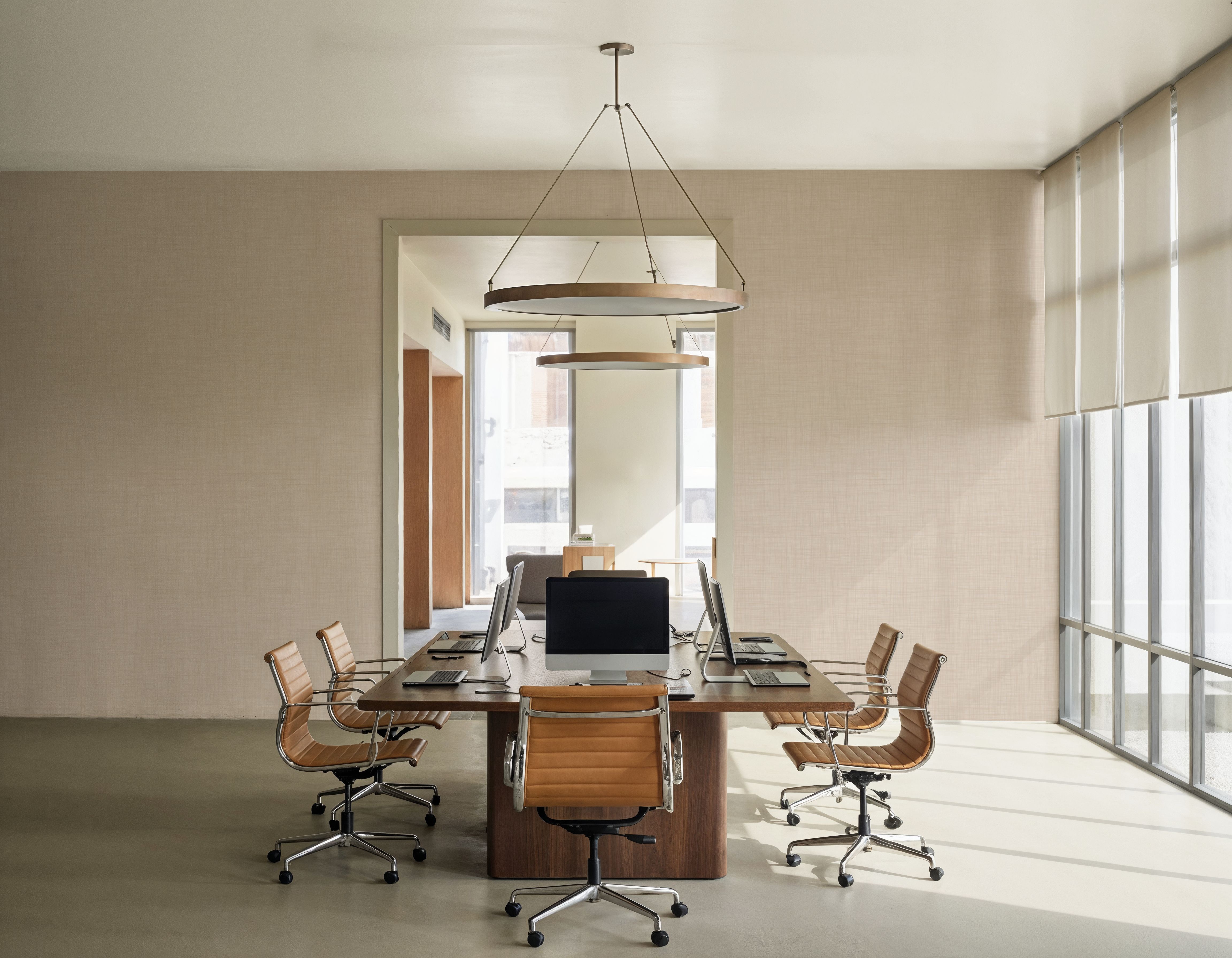 Mottled Linen Effect, Beige