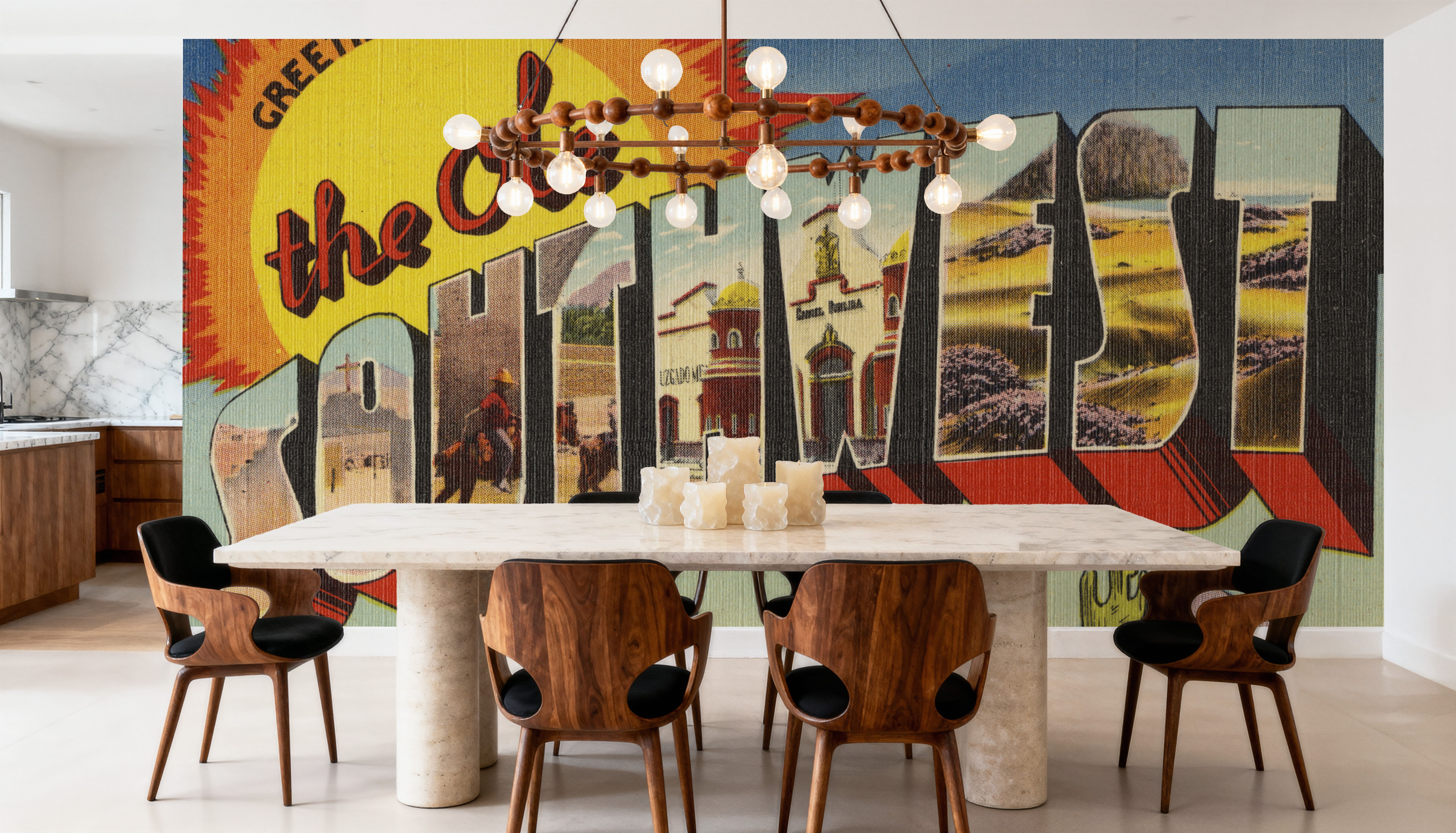 Greetings from the Ole Southwest - Screenprint Postcard