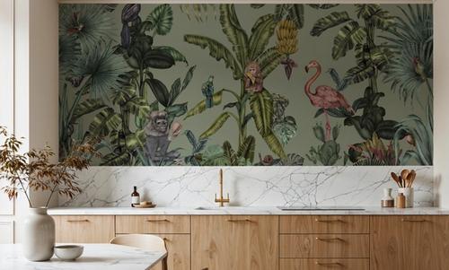 Monkeys With Birds, Pistachio