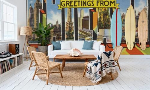 Greetings from Chicago - Screenprint Postcard