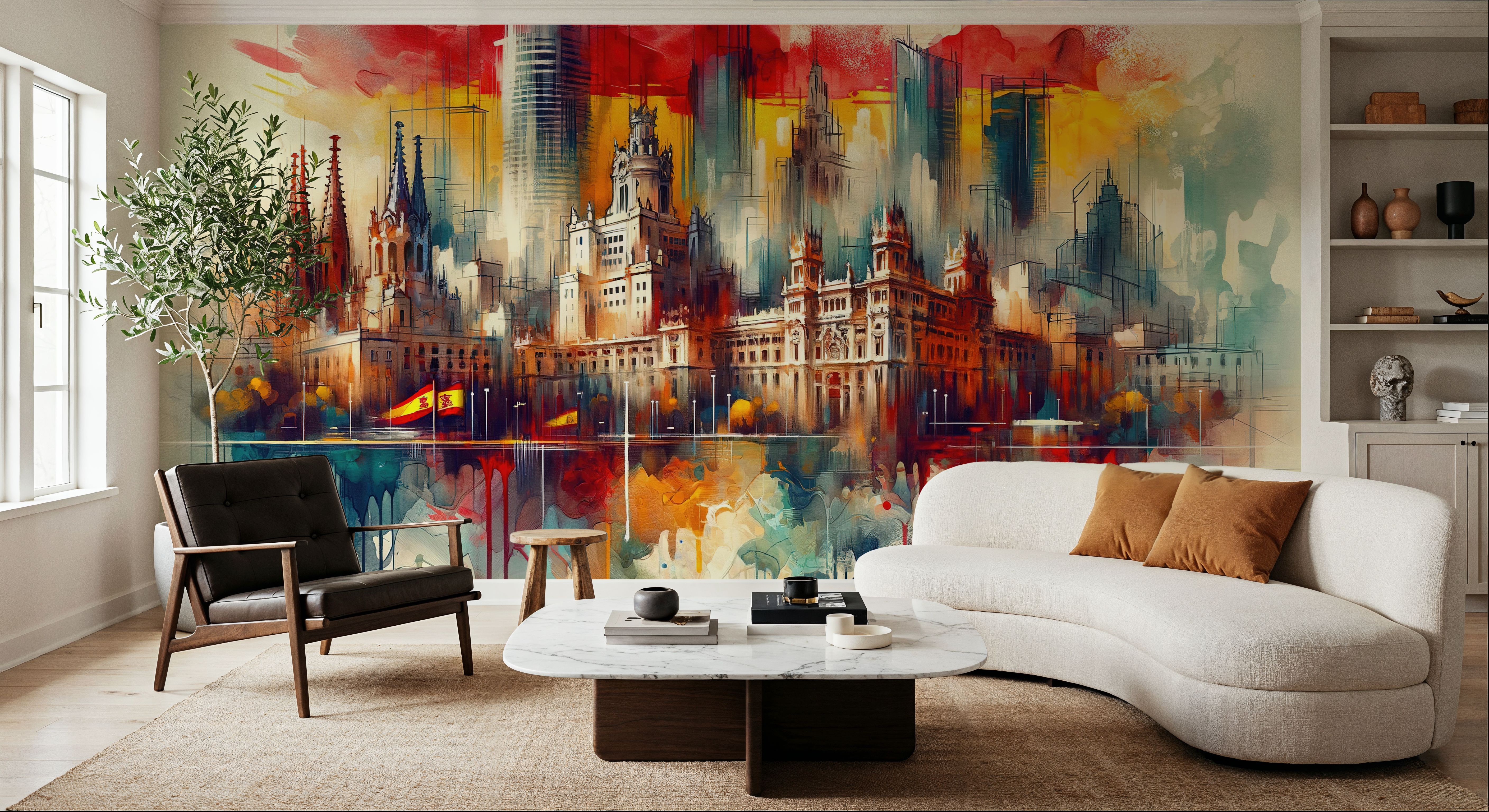 Watercolor Landmarks Spain