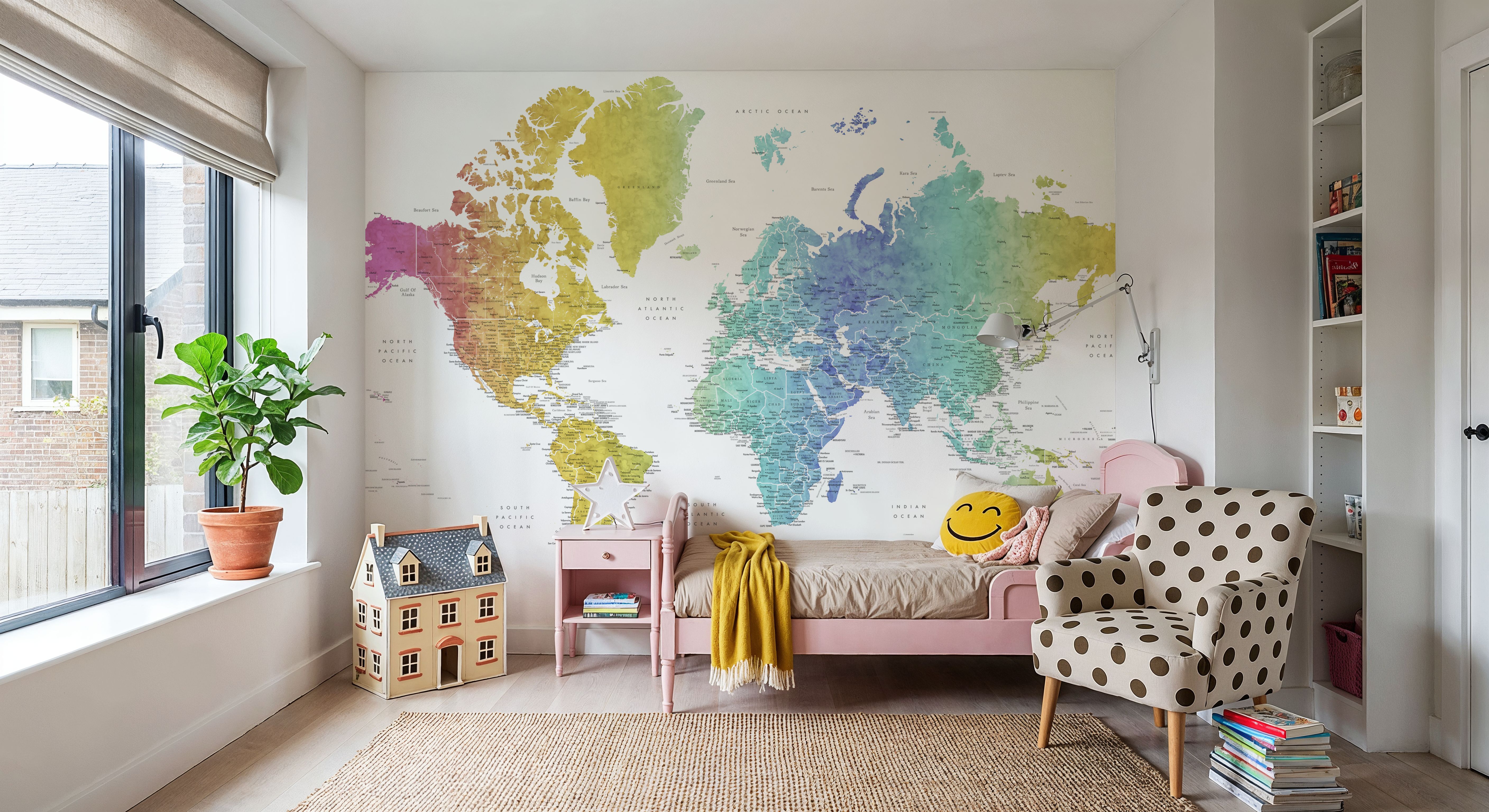 World Map Cities - Adrius