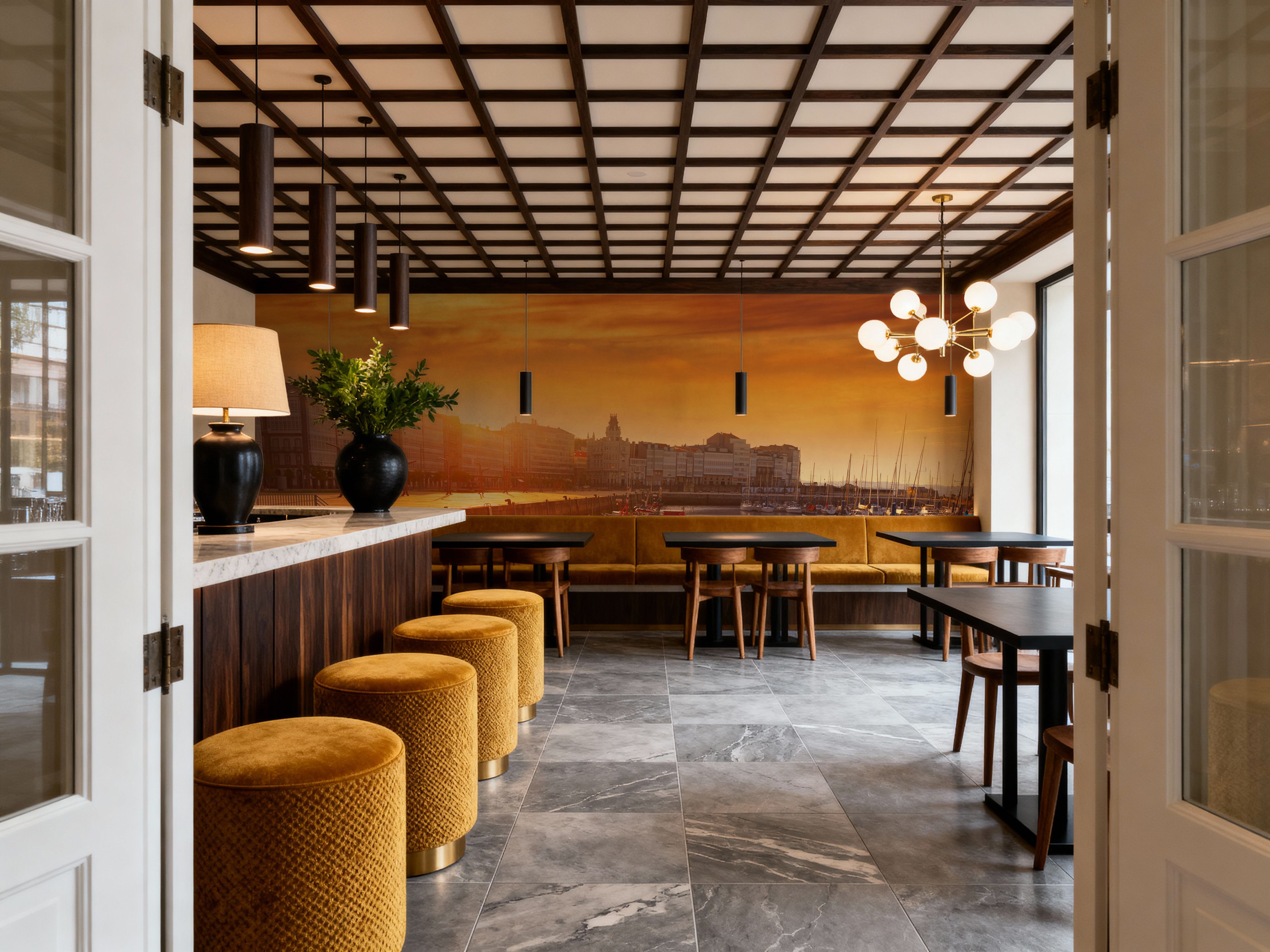 Dockside Glow, Tapeten