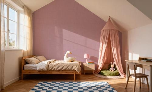 Mottled Linen Effect, Dusty Pink