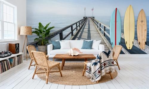 Strand Pier Blue