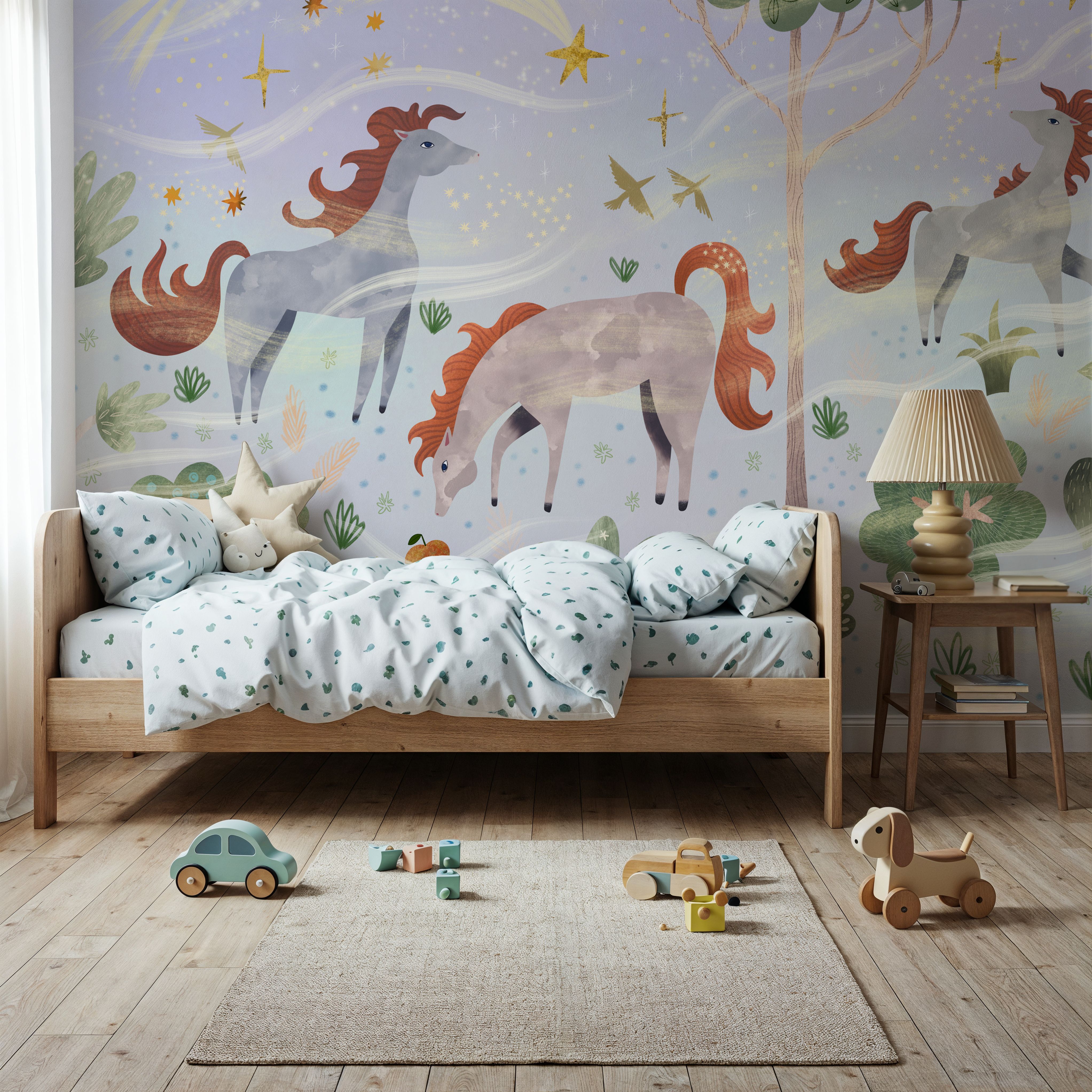 Enchanted Horses, Ice Blue