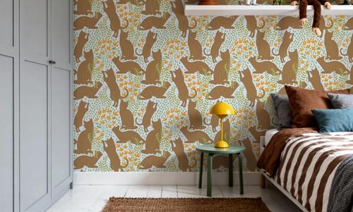 Hunters in The Garden, Sky & Beige