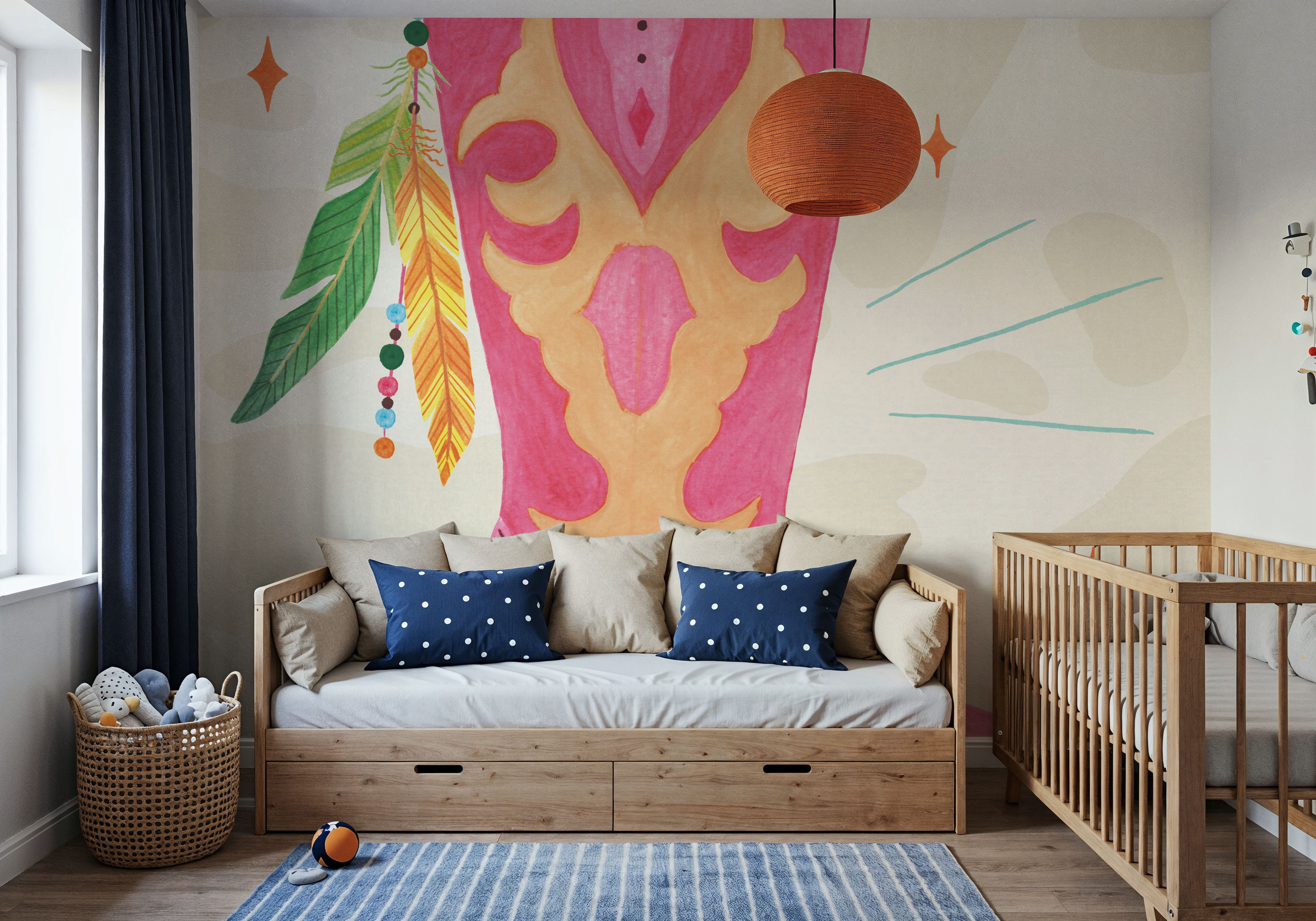 Cowgirl Club I, Wallpaper