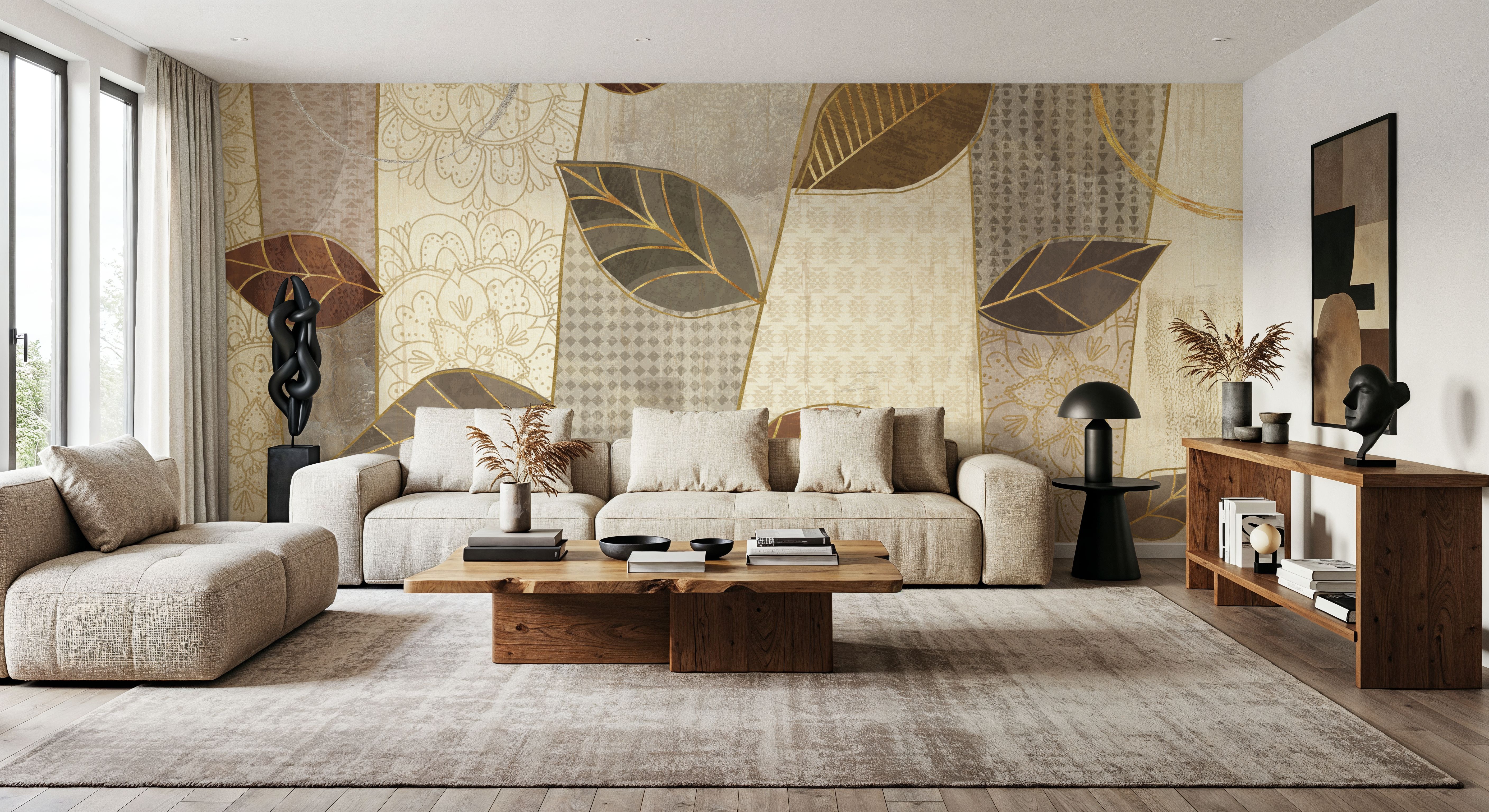 Bohemian Leaves I Neutral