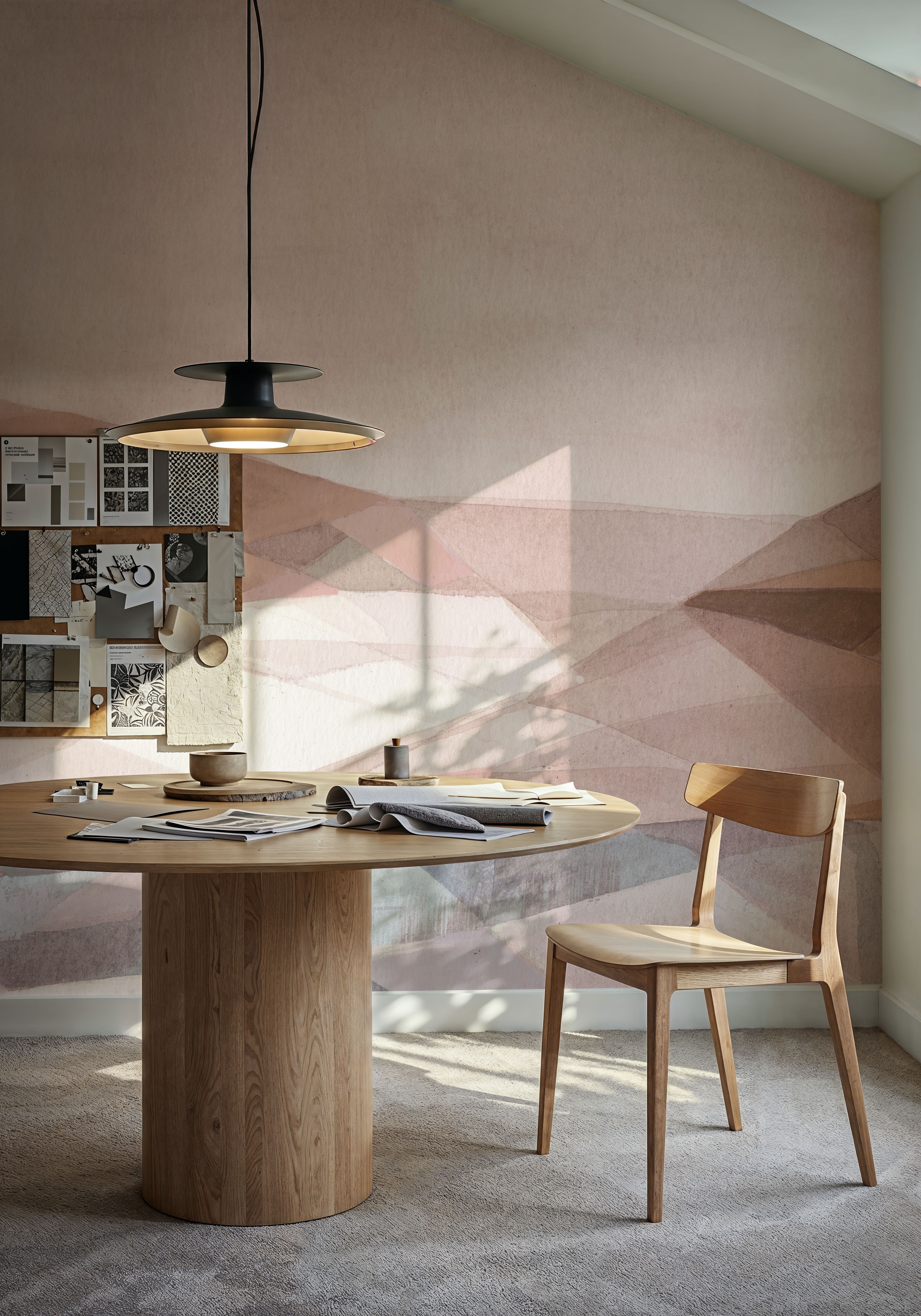 Warm Geometric Mountain