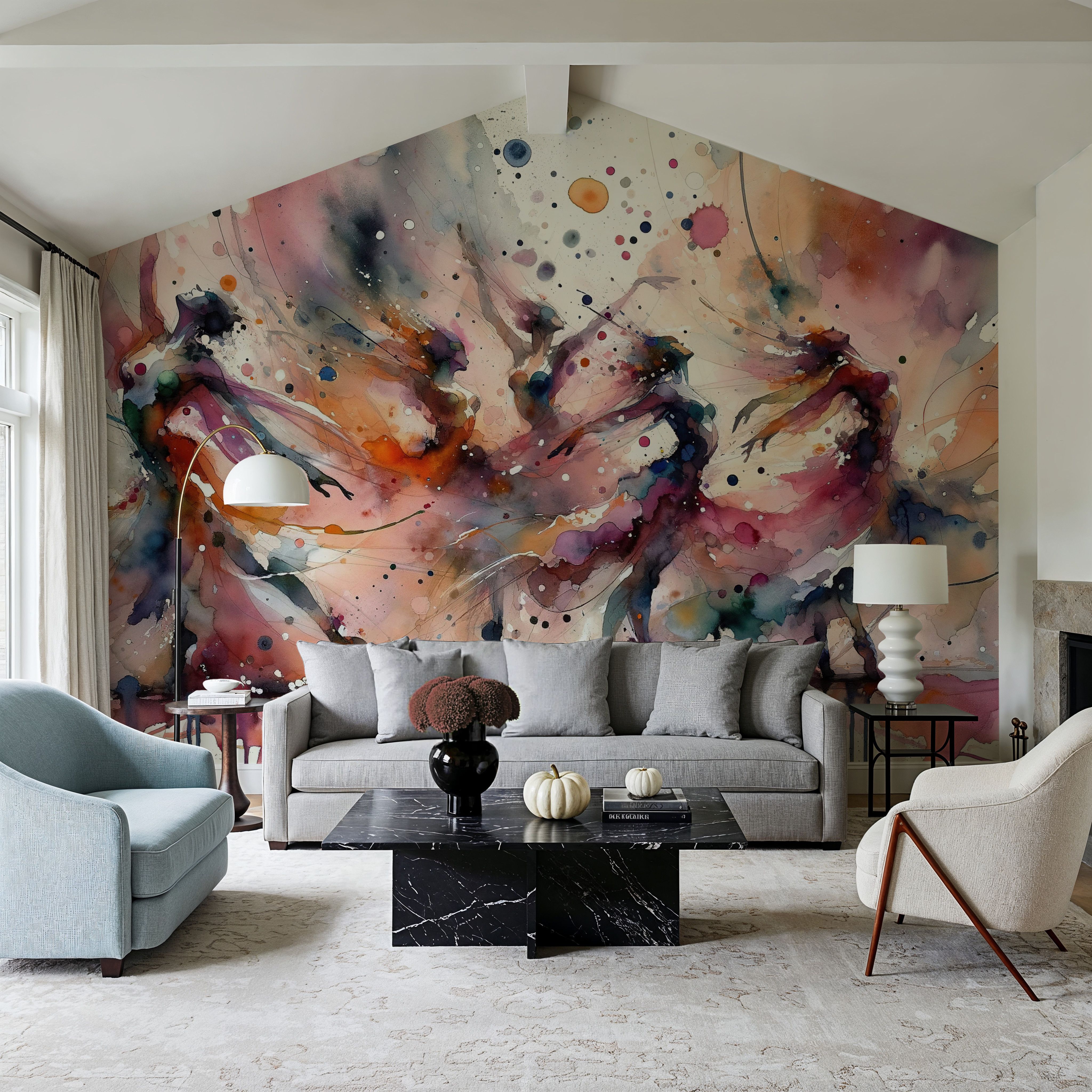 Dancers in Vibrant Colors