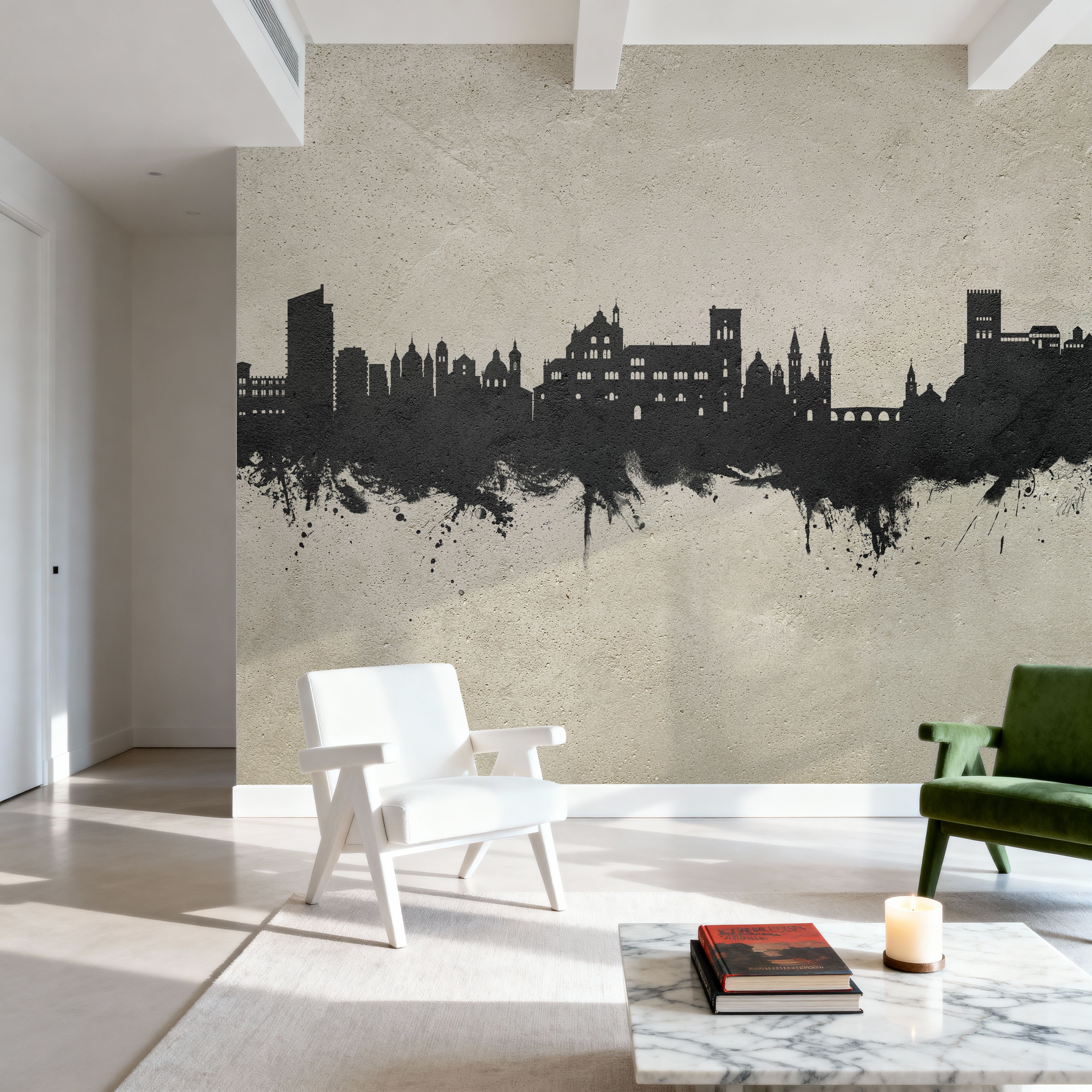 Granada Spain Skyline Concrete