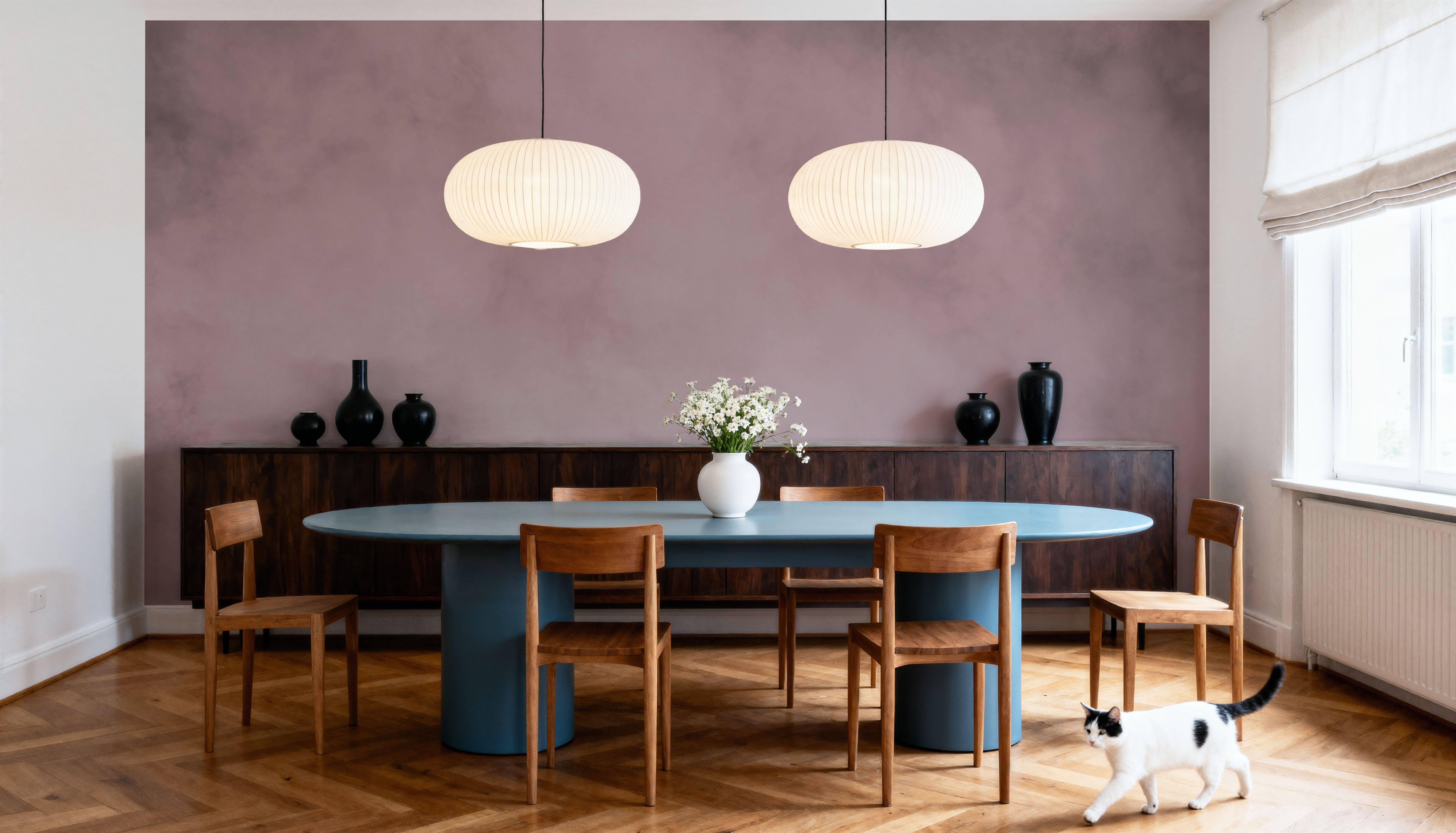 Soft Fog, Pink, Wallpaper