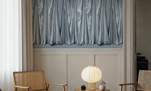 Medici Drapes, Stone Blue