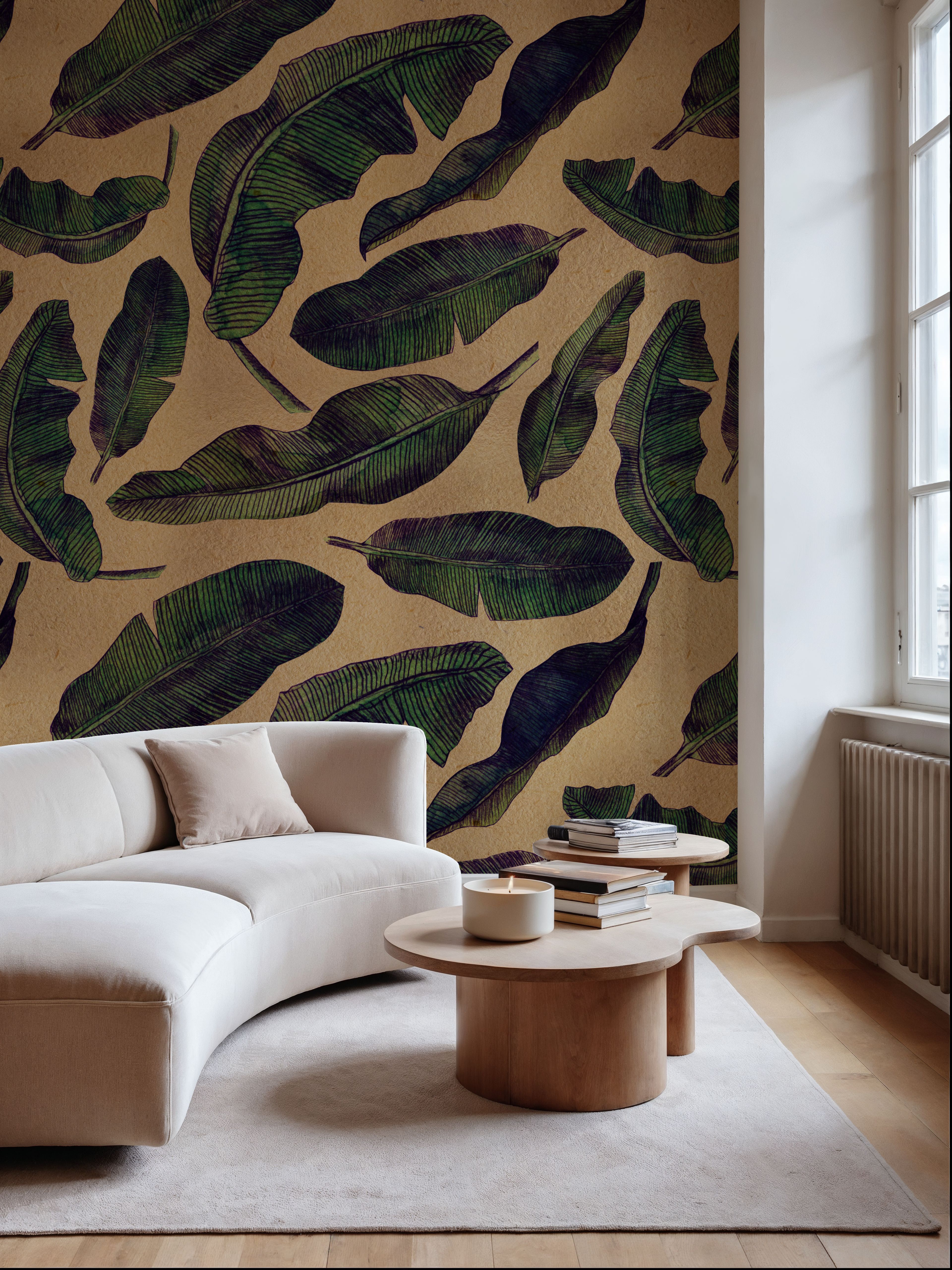 Veined Banana Leaf
