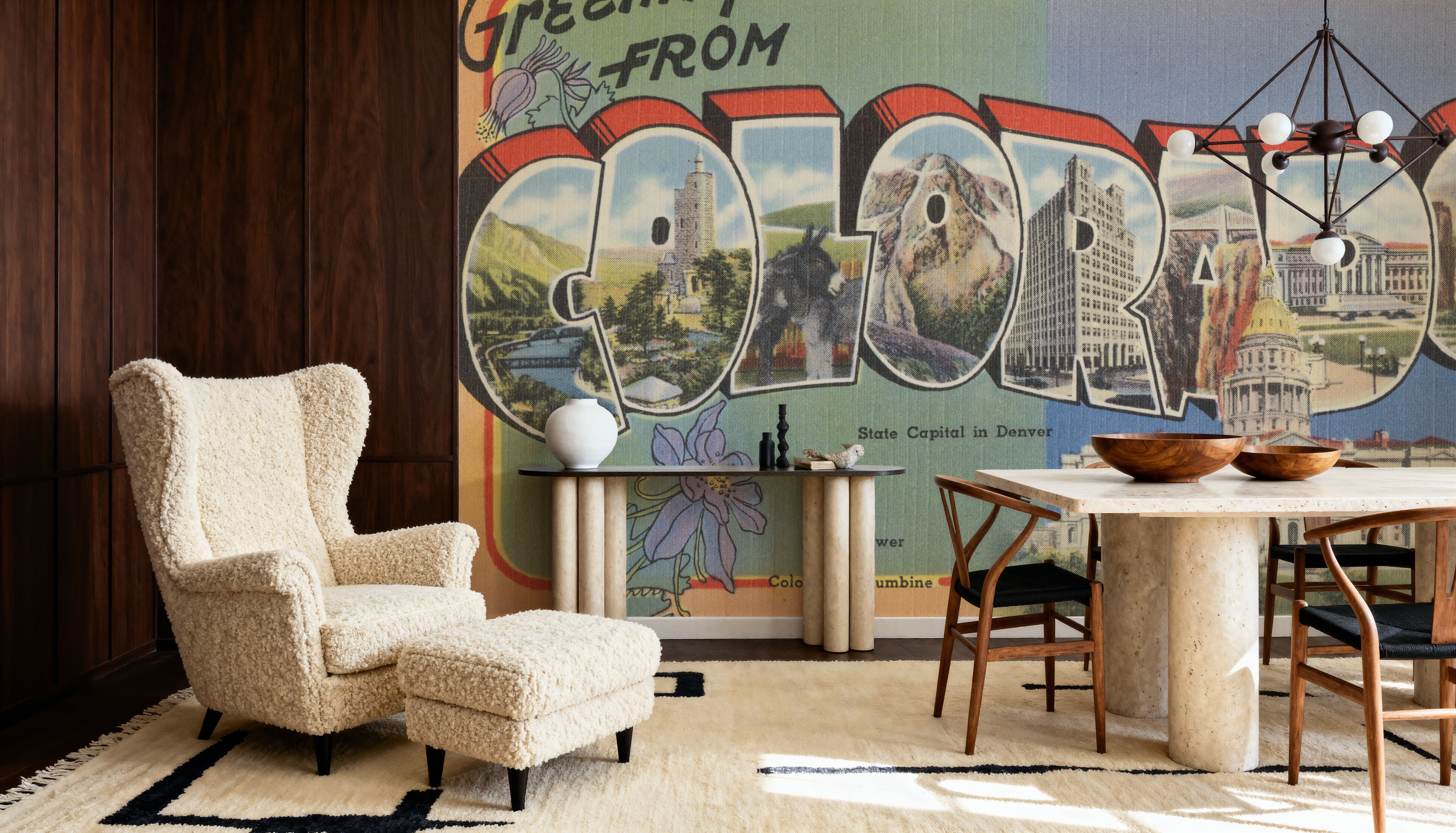 Greetings from Colorado - Screenprint Postcard