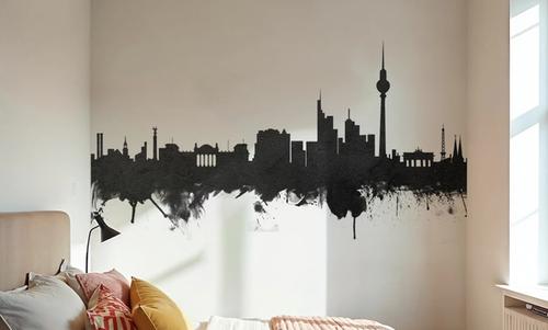 Berlin Skyline Black & White