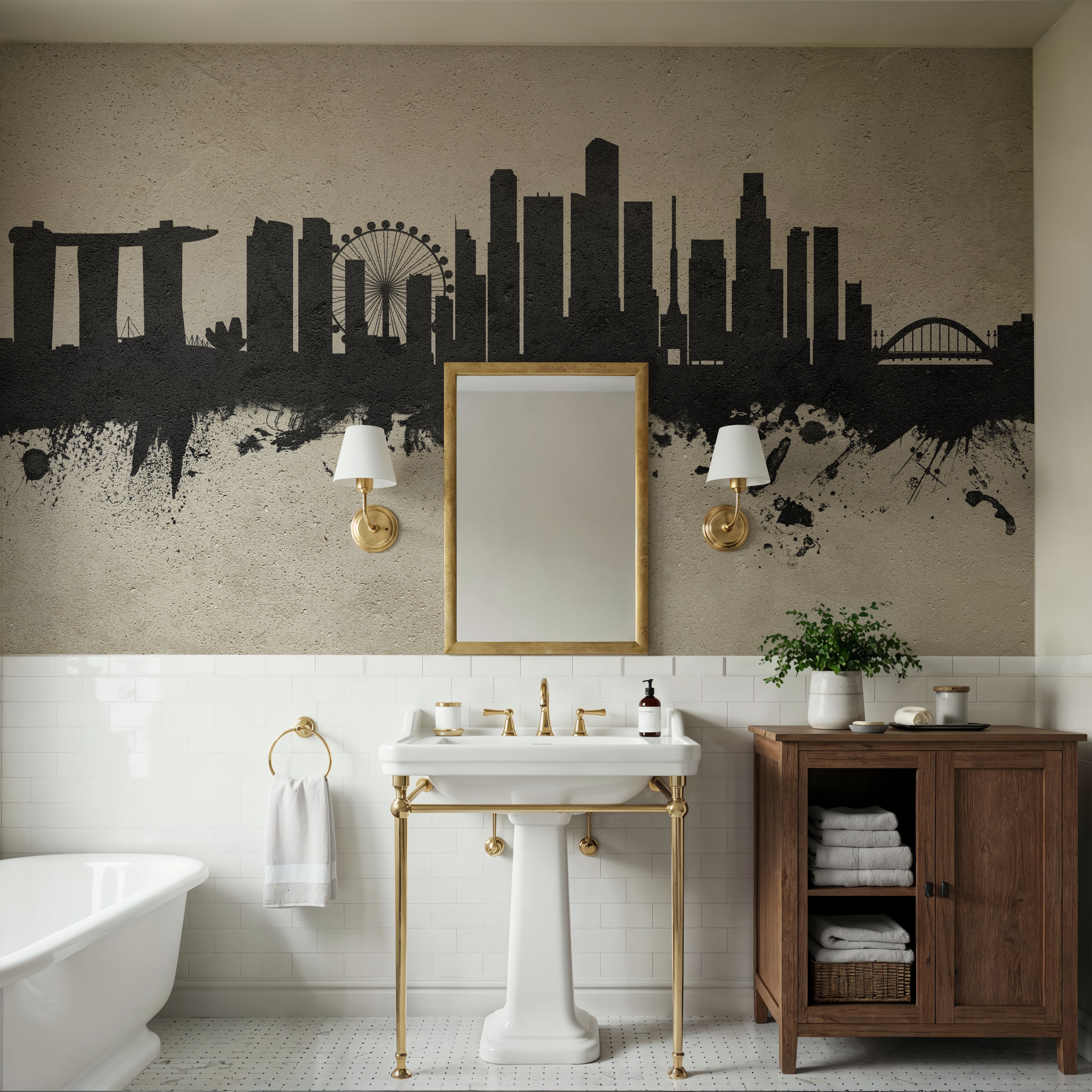 Singapore Skyline Concrete