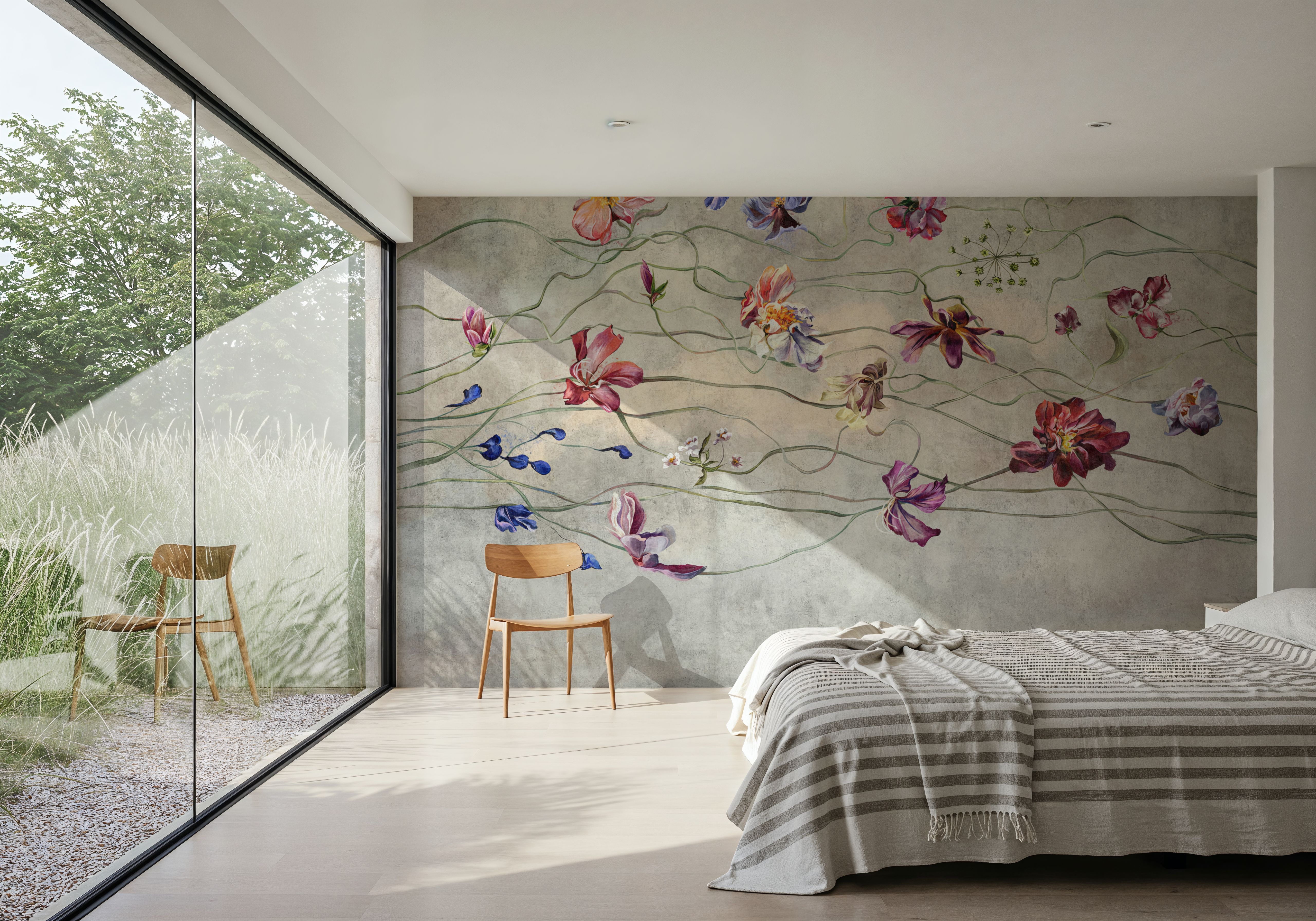 Twisted Flowers, Wallpaper