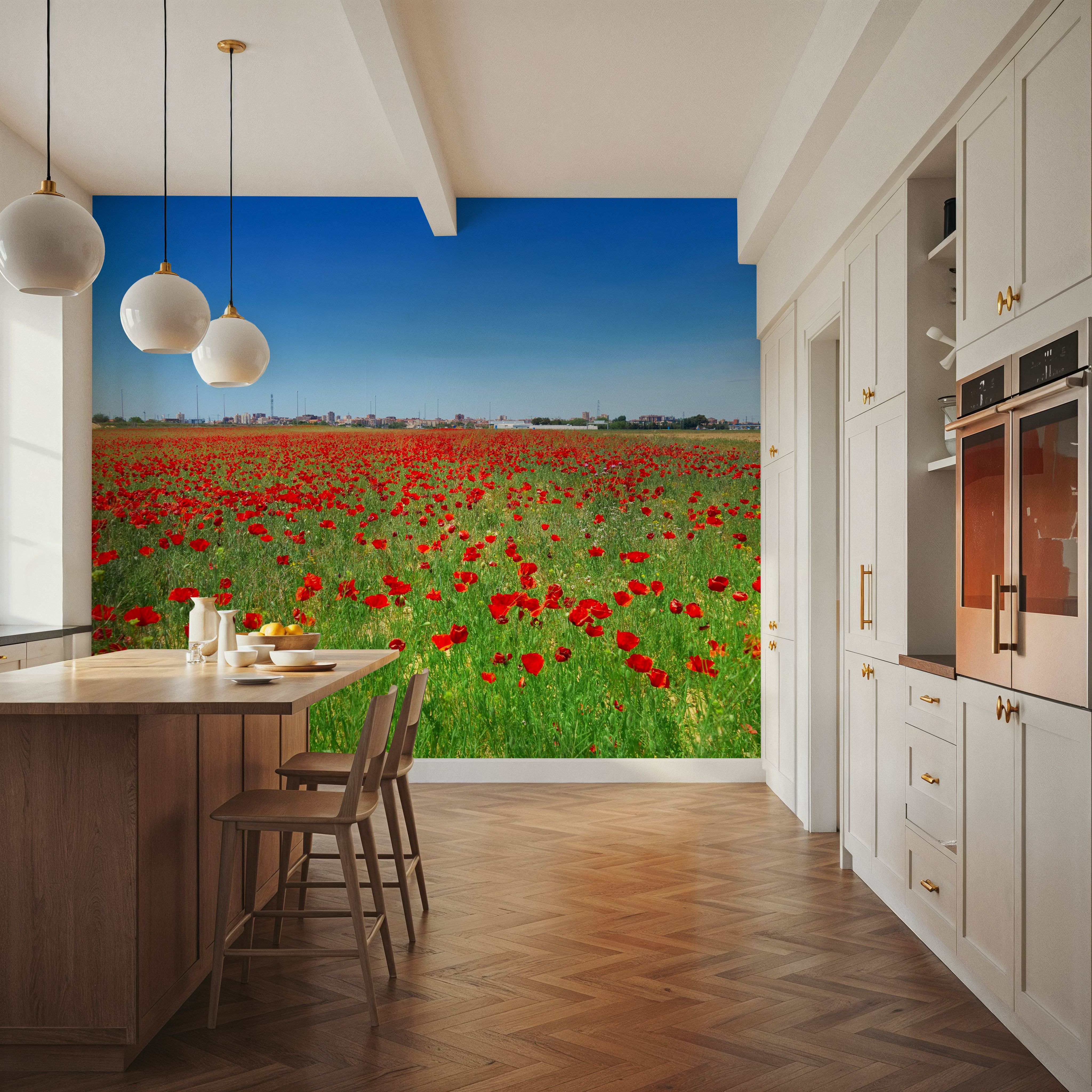 Crimson Poppy Field