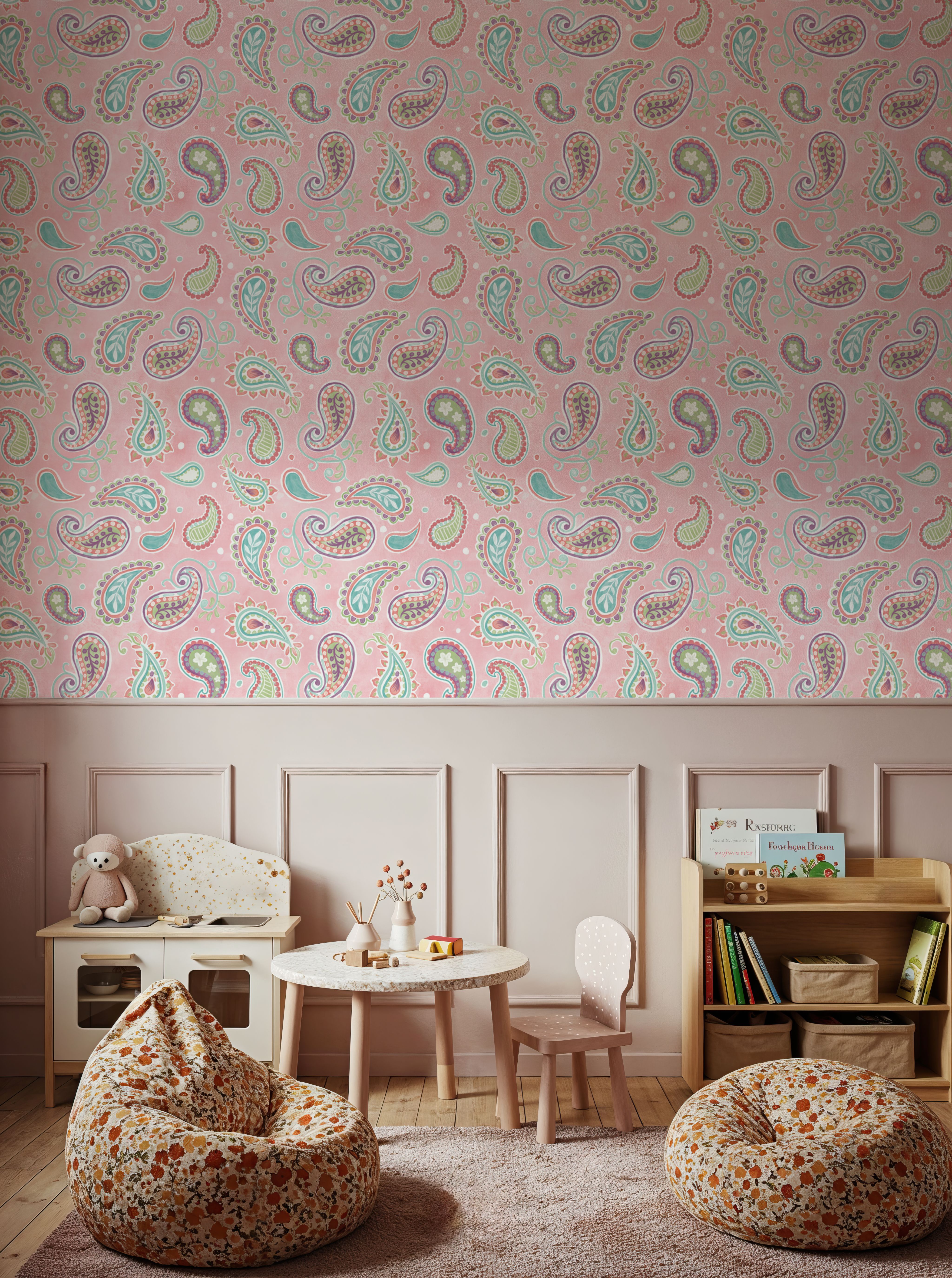 Cacti Paisley Pink