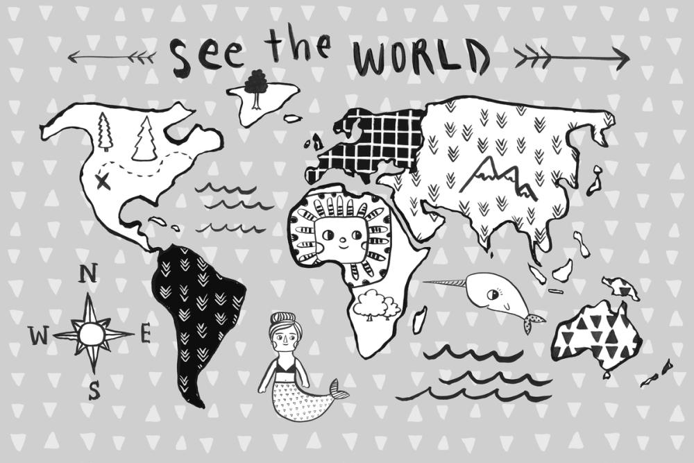 Baby Map Of The World