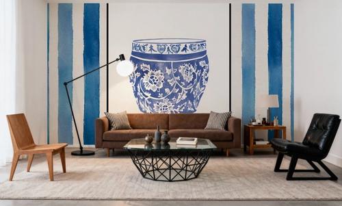 Chinoiserie Vase IV Stripes