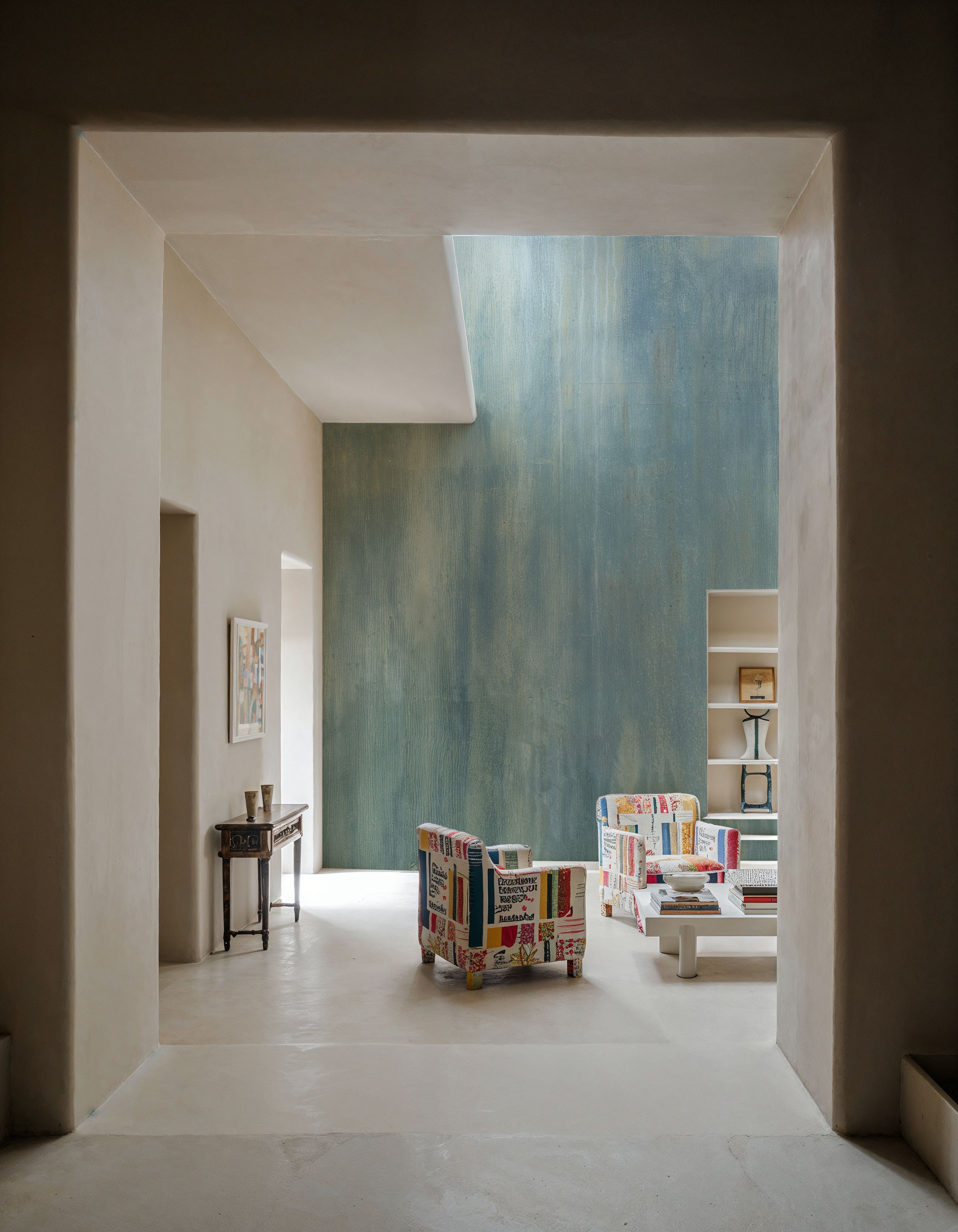 Concrete Surface, Teal