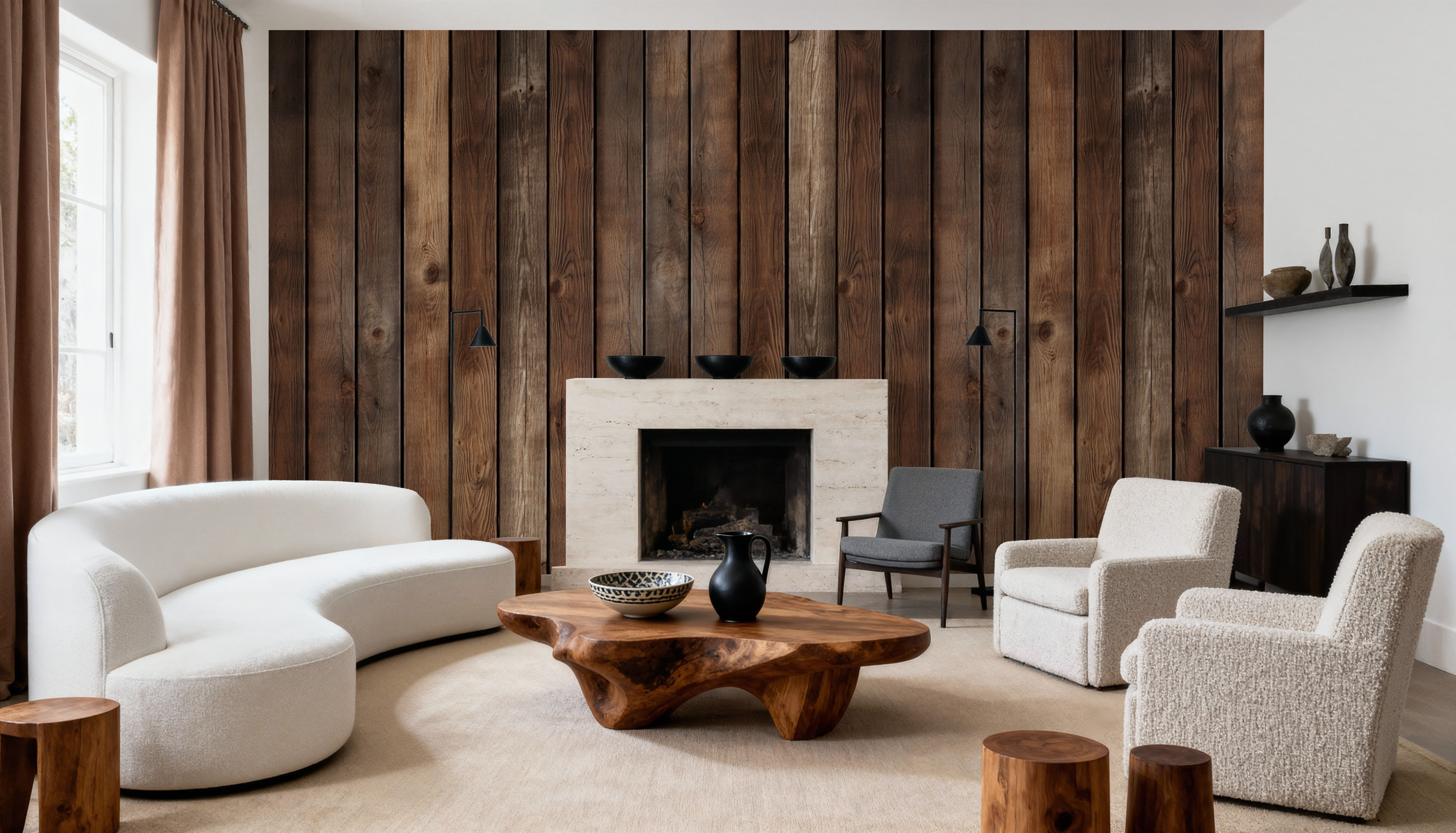Wooden Plank Wall