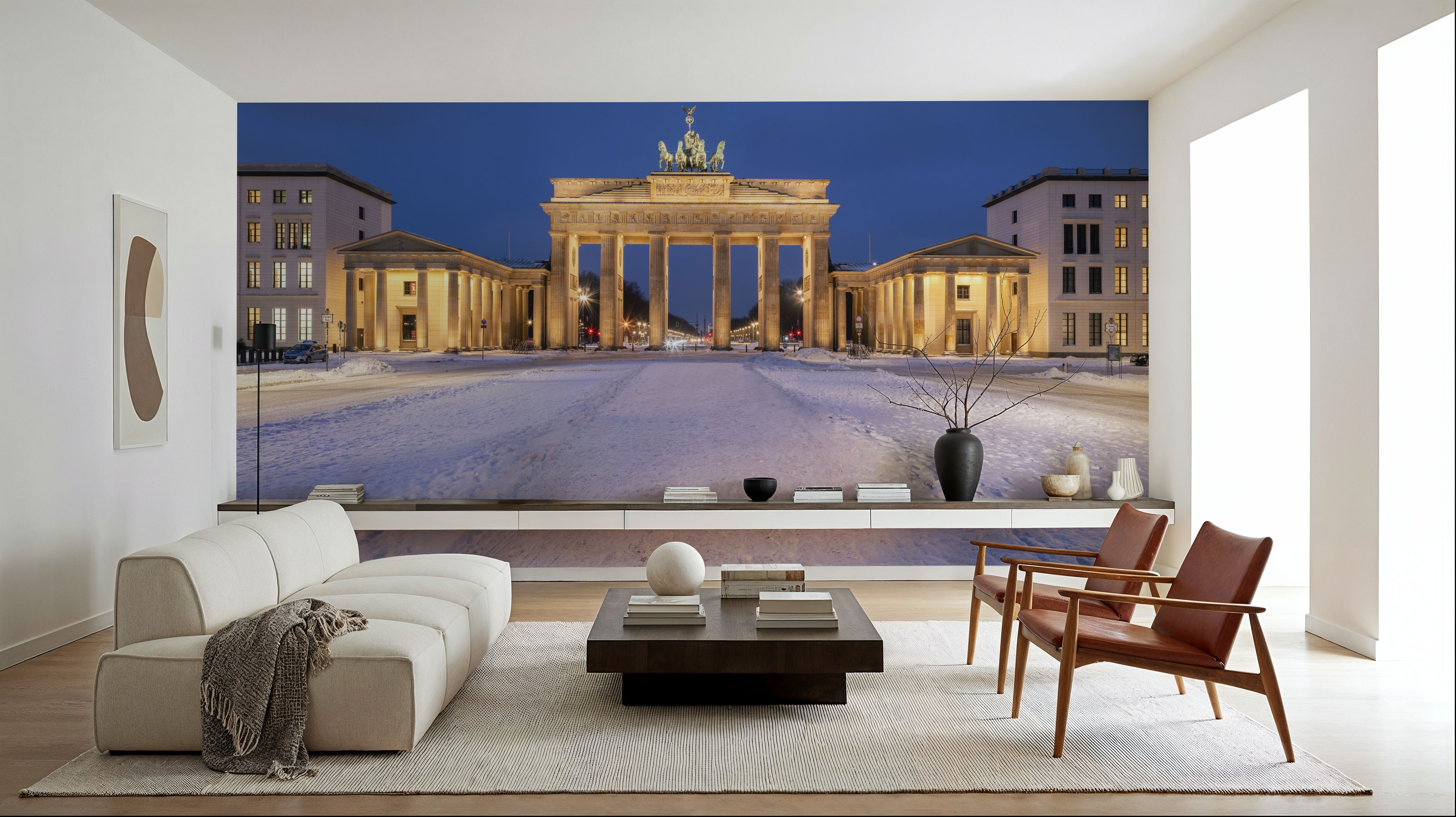 Snowy Brandenburger Tor