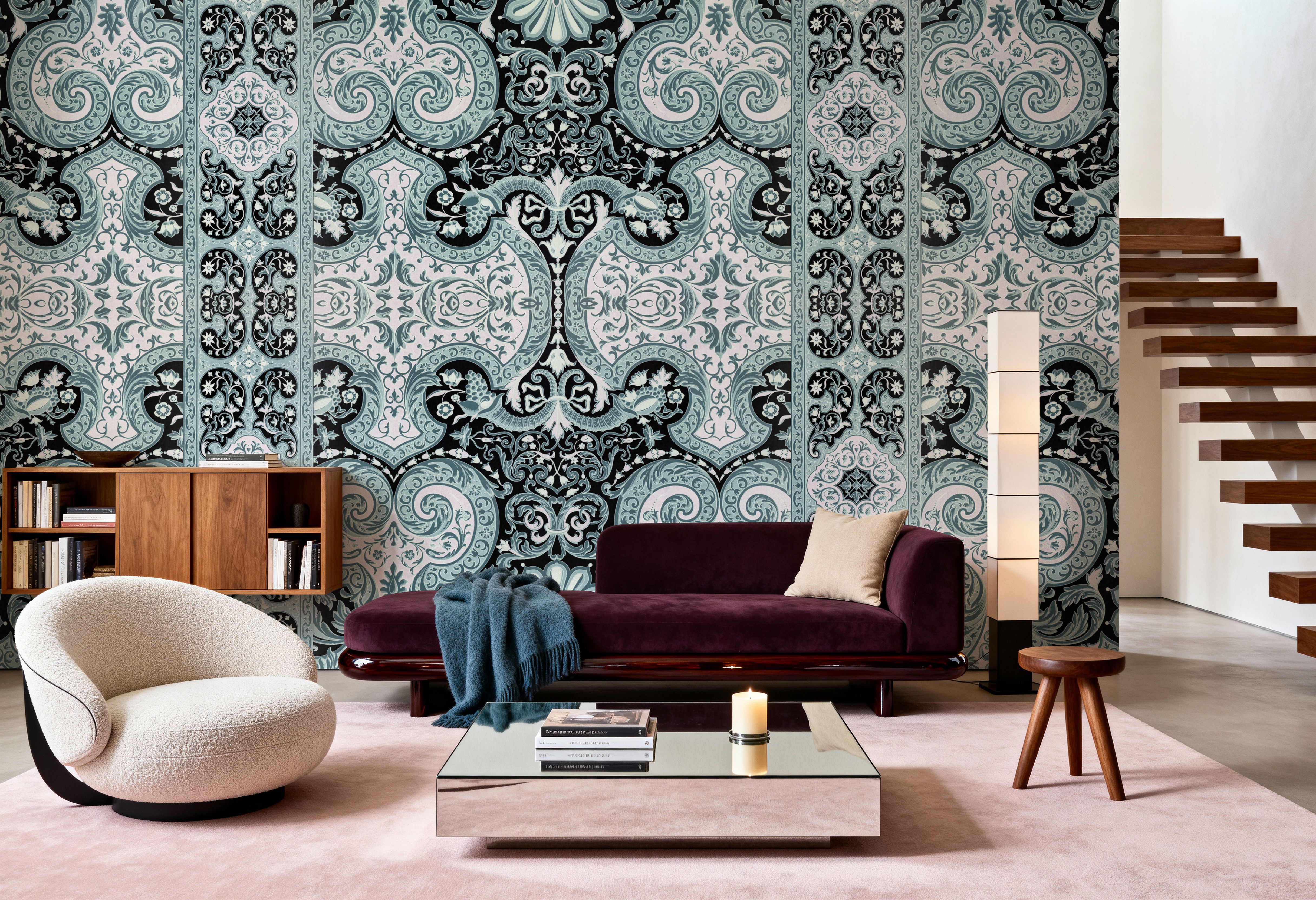 Golden Versailles, Light Teal