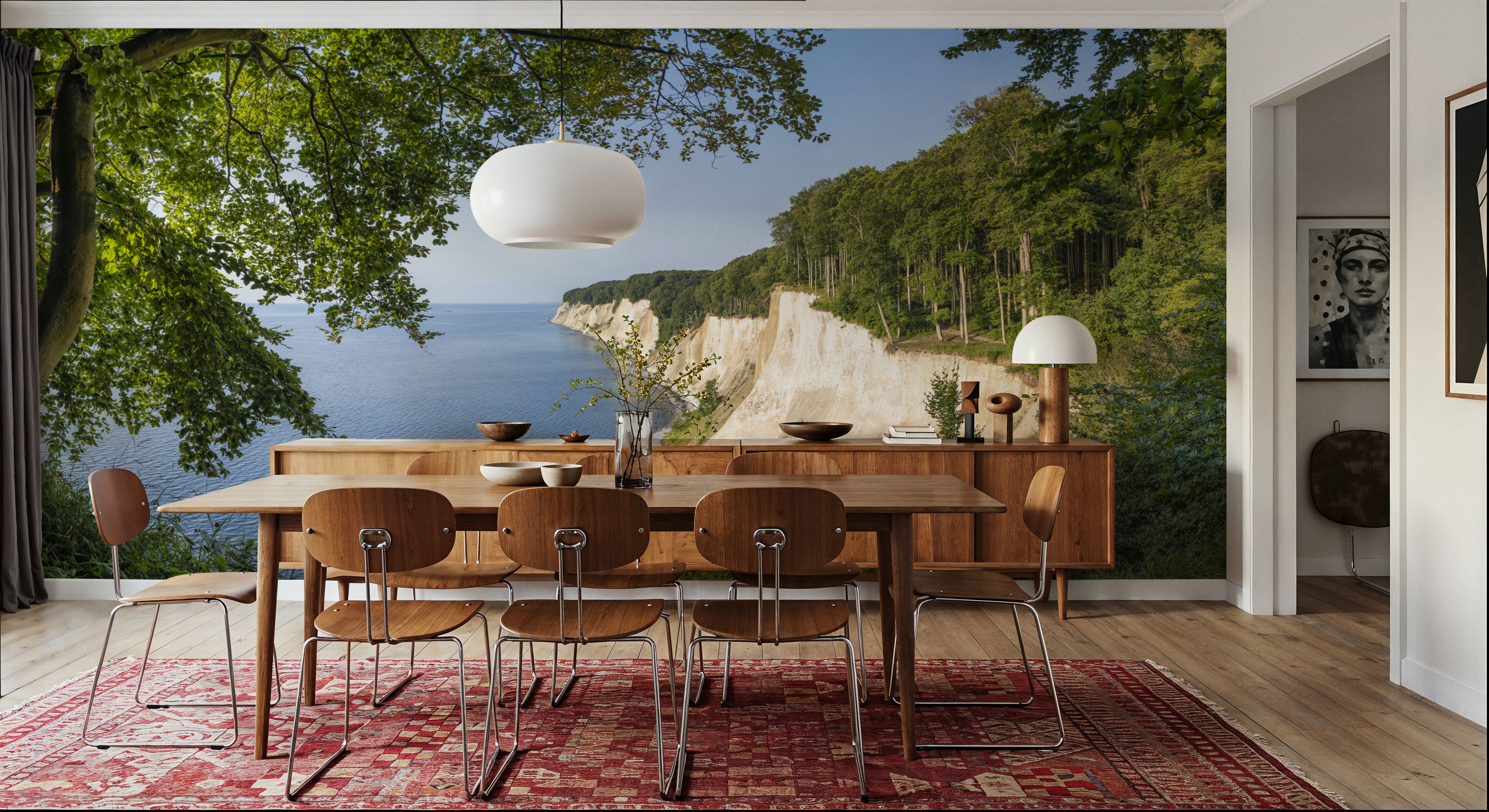 Chalk Cliffs Panorama, Tapeten