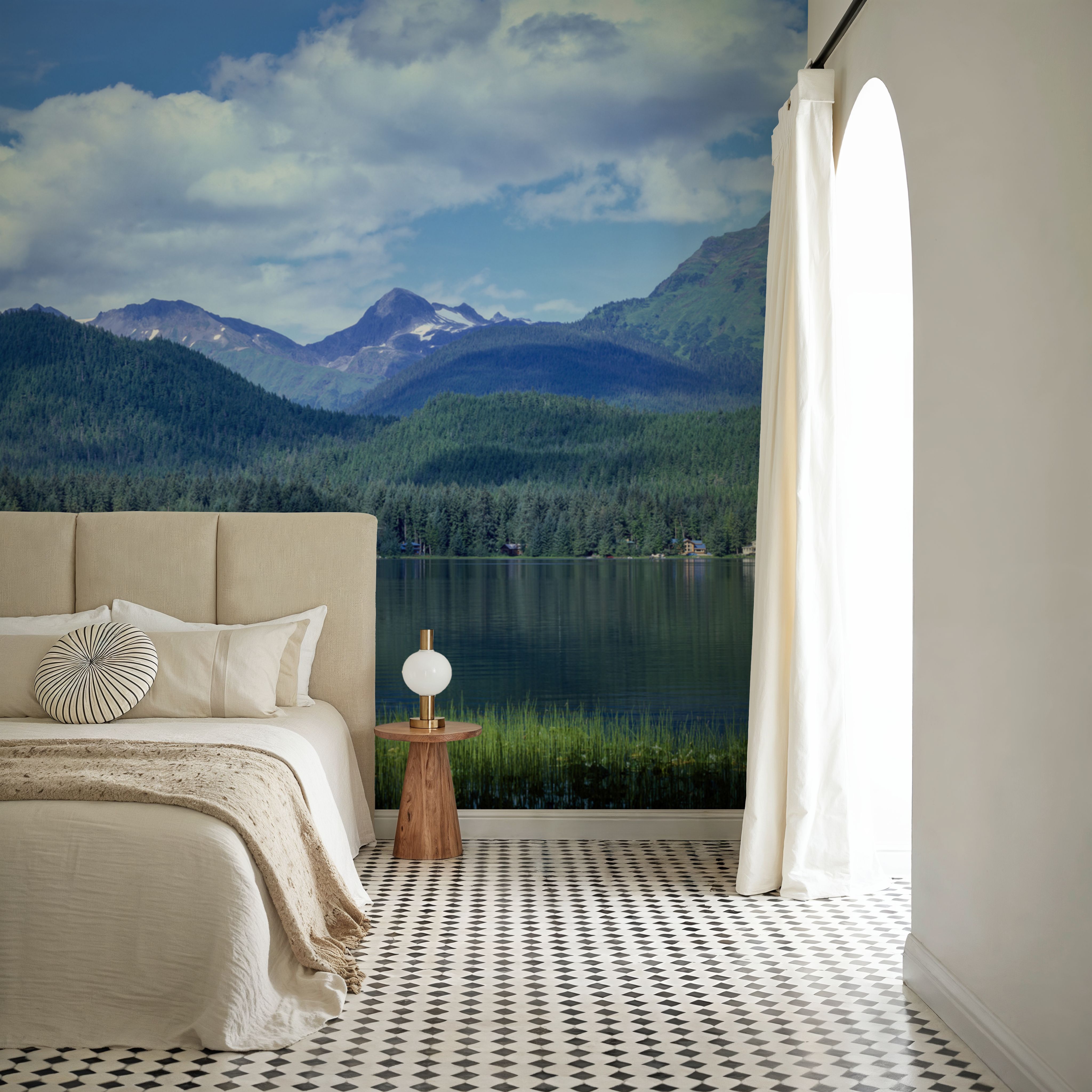 Crystalline Alpine Mirror