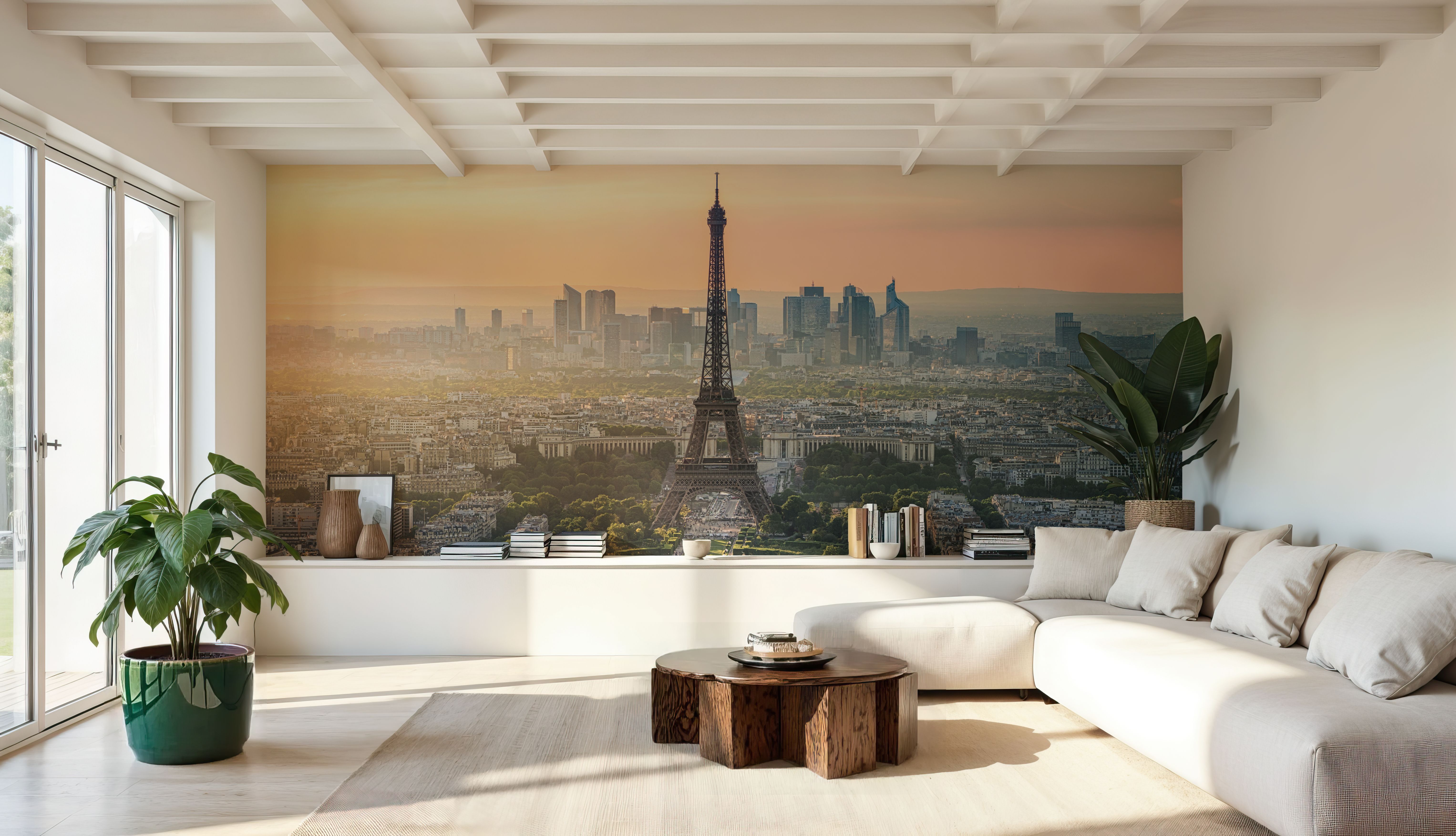 La Defense and Eiffel Tower