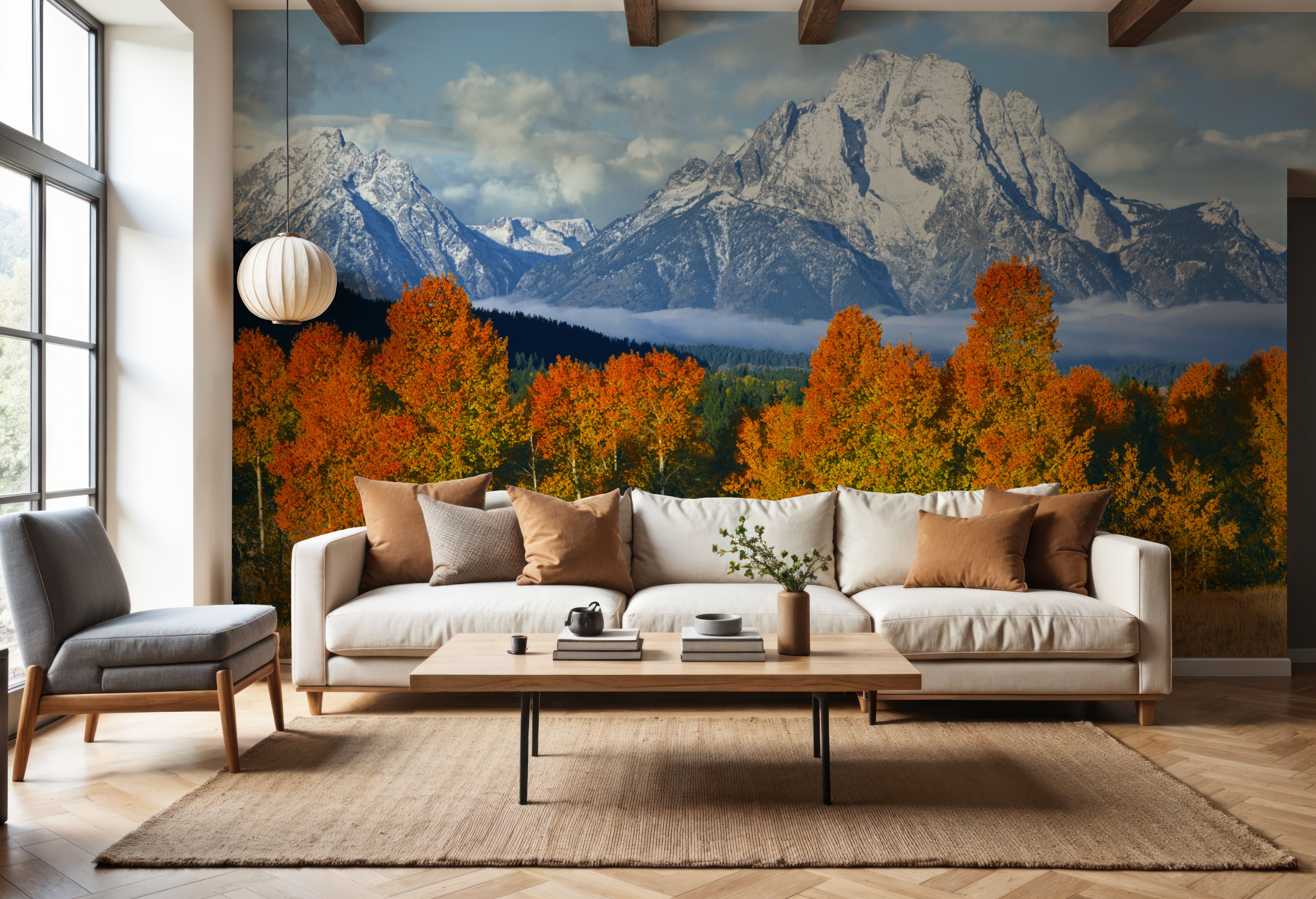 Misty Autumn Peaks