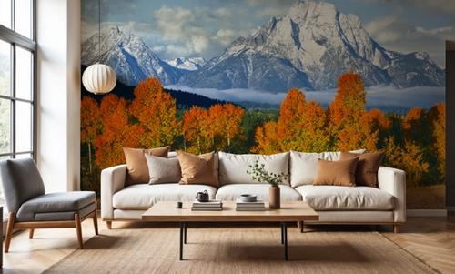 Misty Autumn Peaks