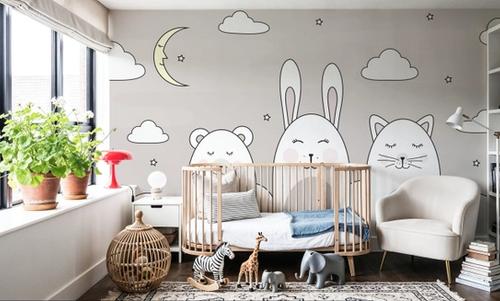 Sleeping Bunny Gray