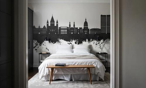 Mainz Germany Skyline Black & White