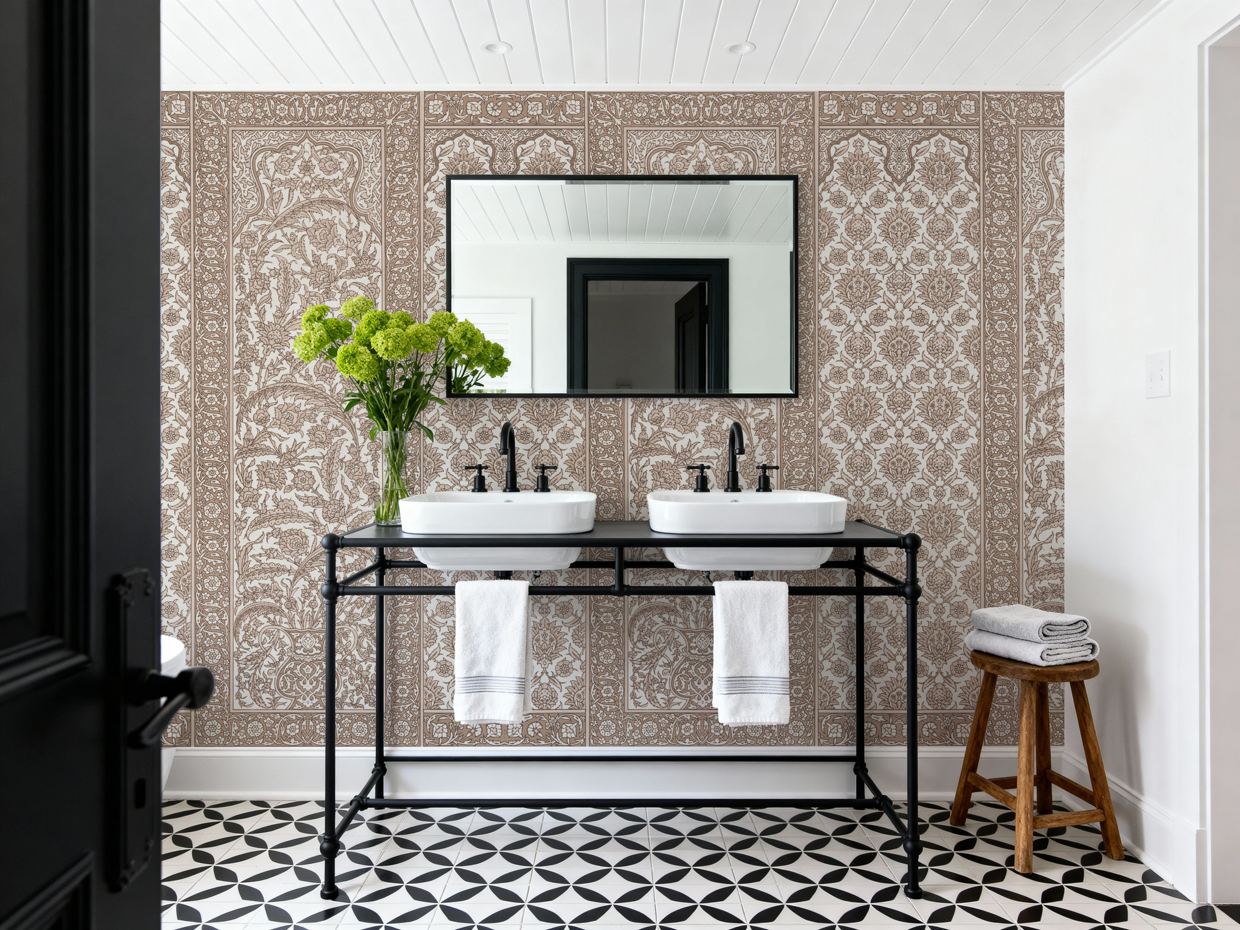 Riad Ornaments, Beige