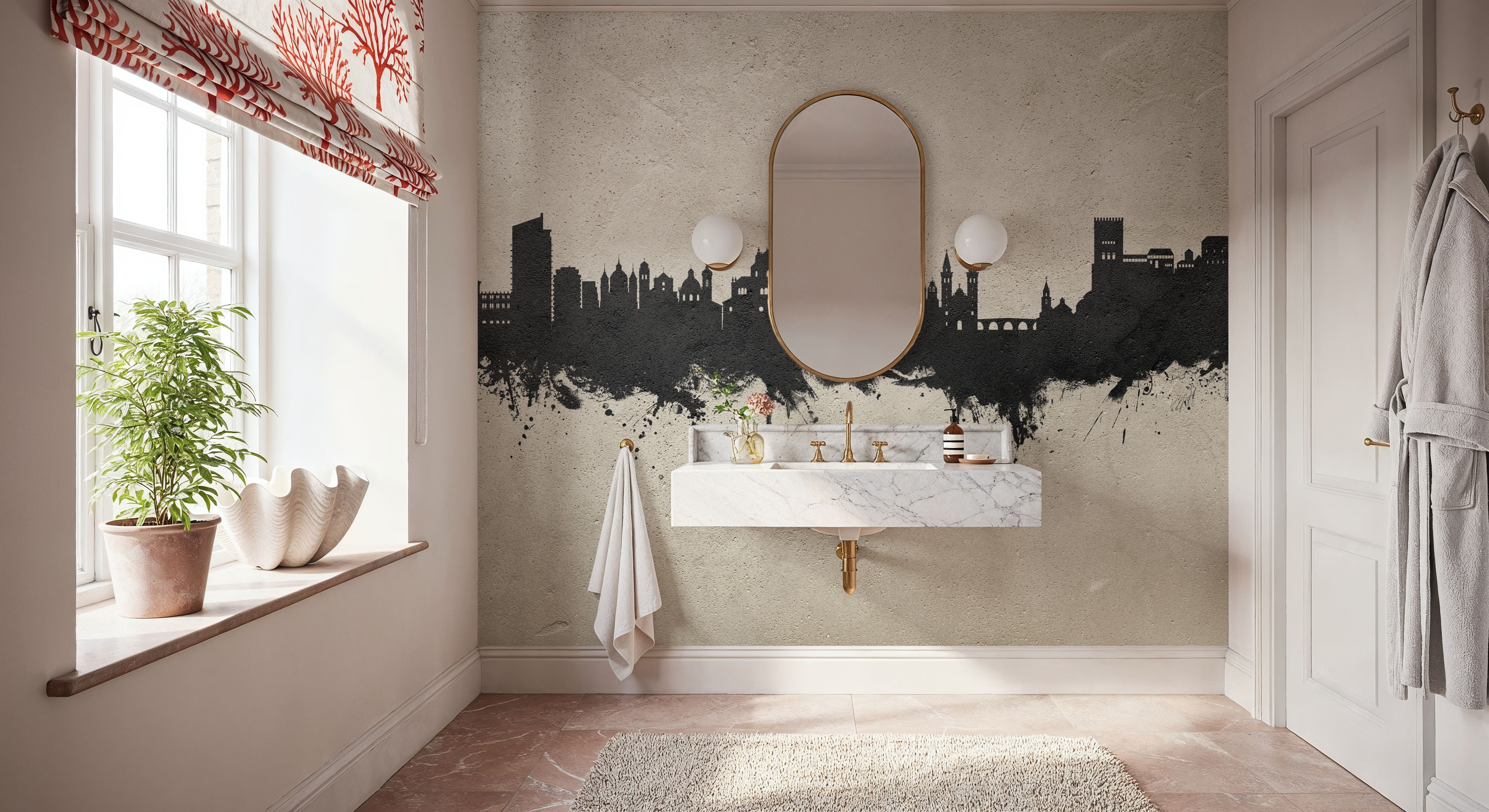 Granada Spain Skyline Concrete