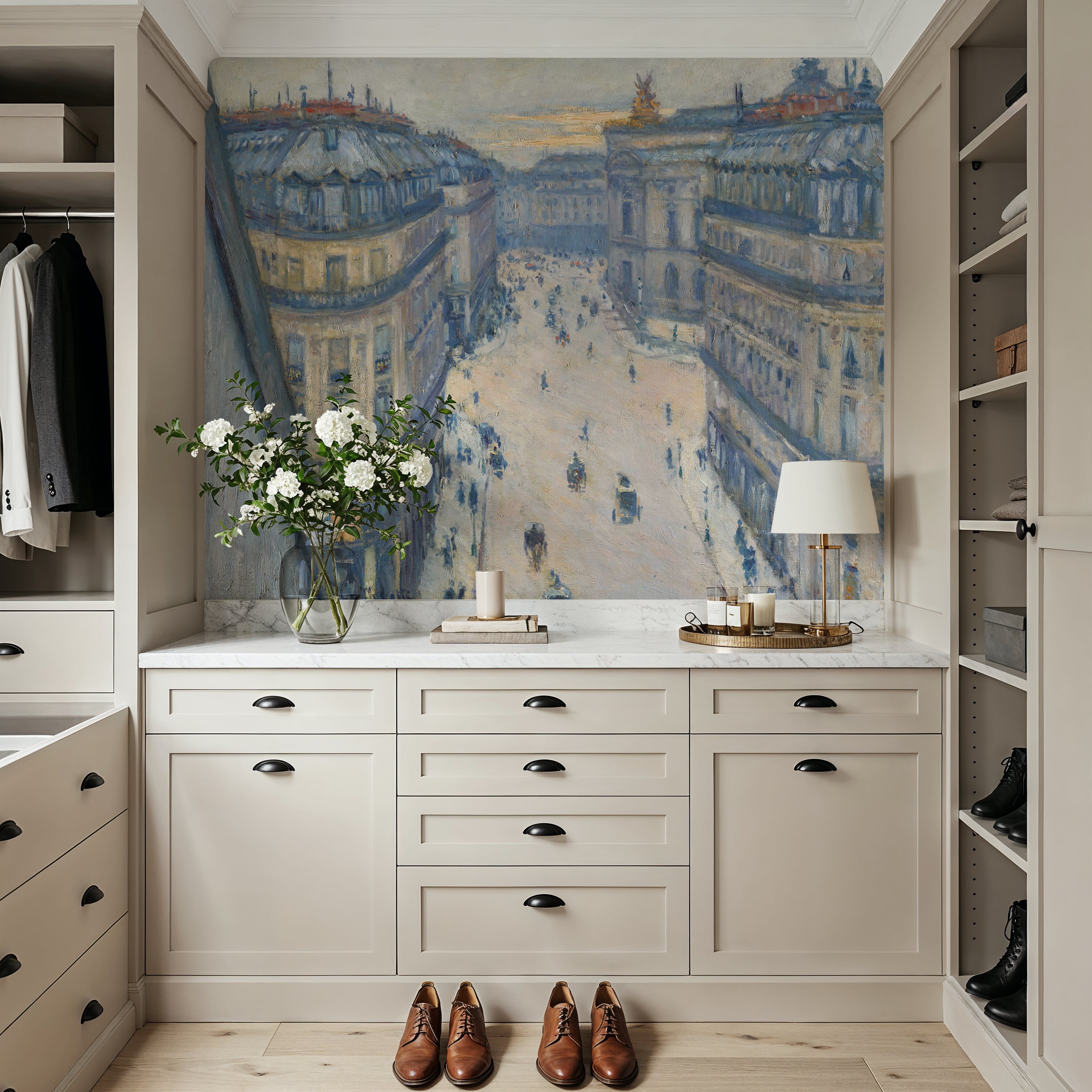 Rue Halévy, vue d'un sixième étage 