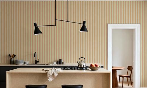Ticking Awning Stripes, Peach
