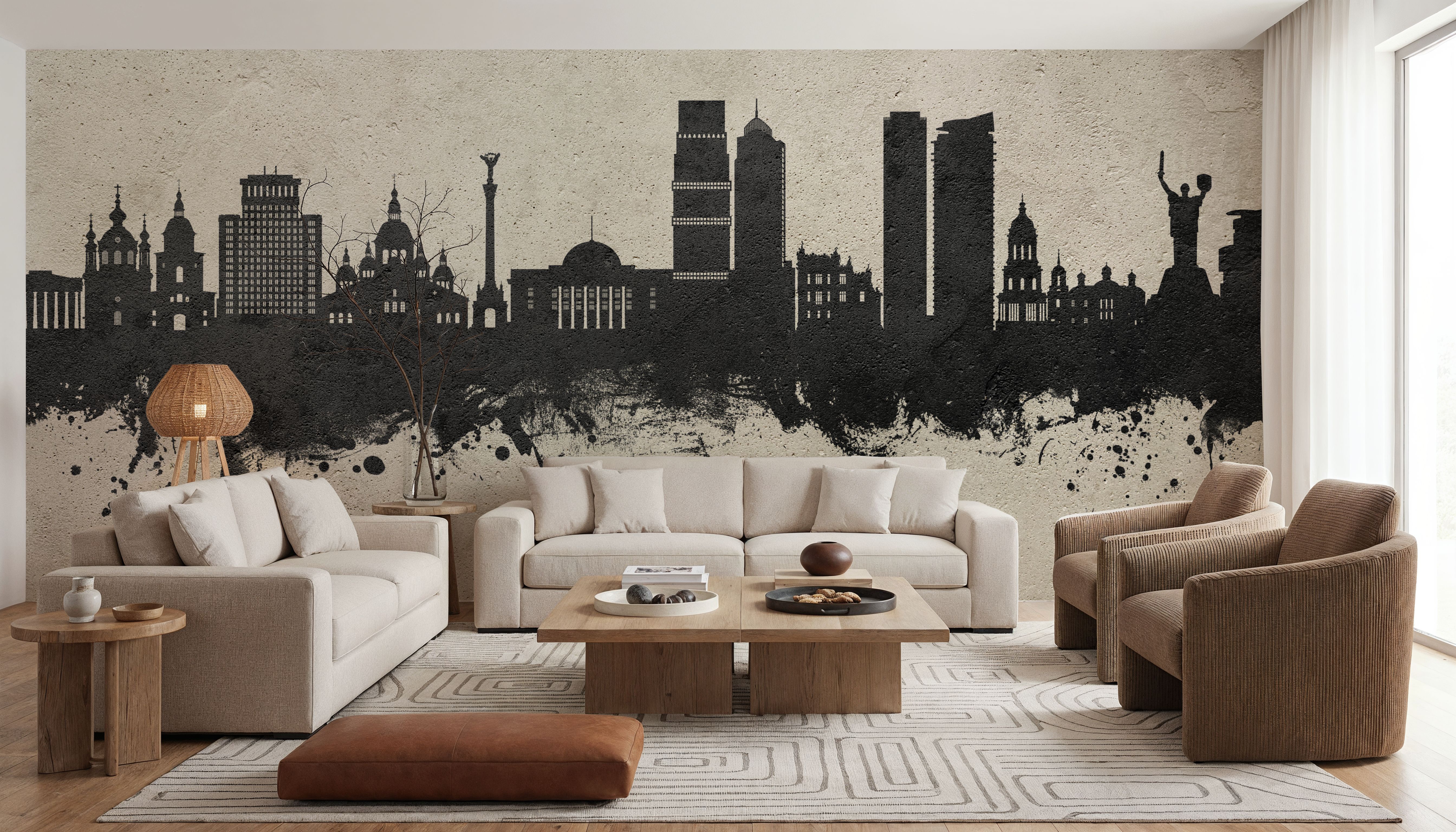 Kyiv Ukraine Skyline Concrete