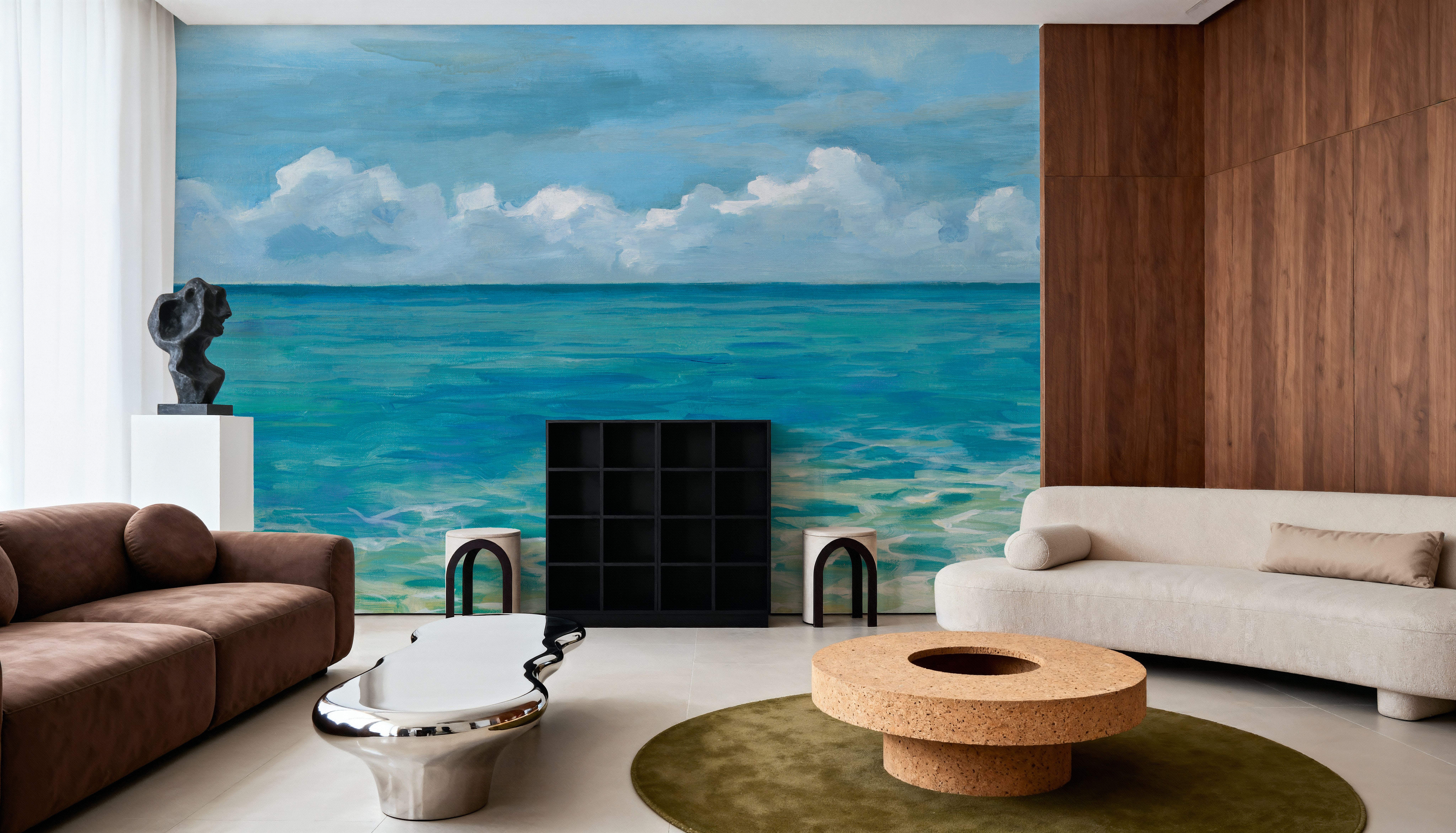 Caribbean Sea Strokes, Wallpaper