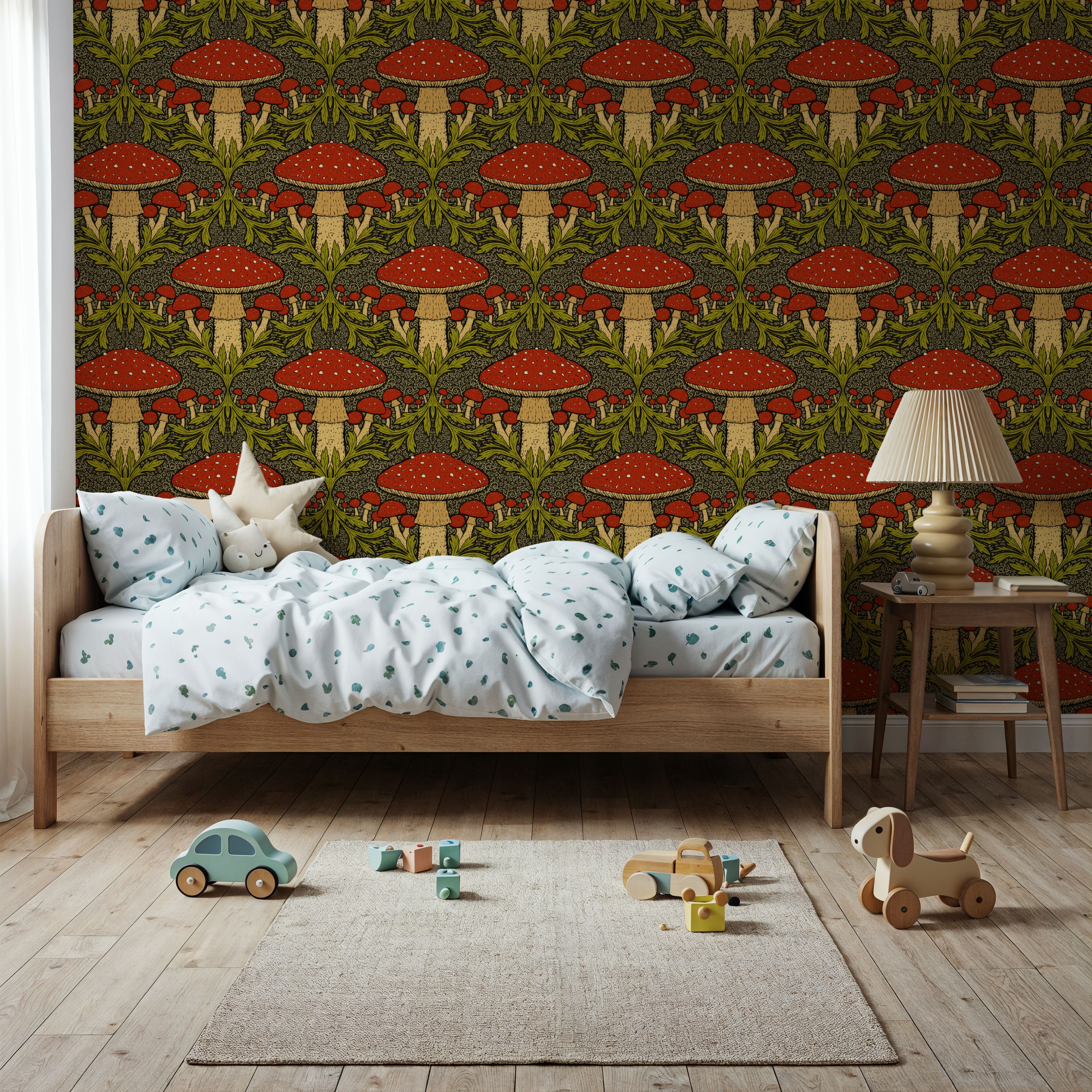 Heritage Toadstool, Deep Red