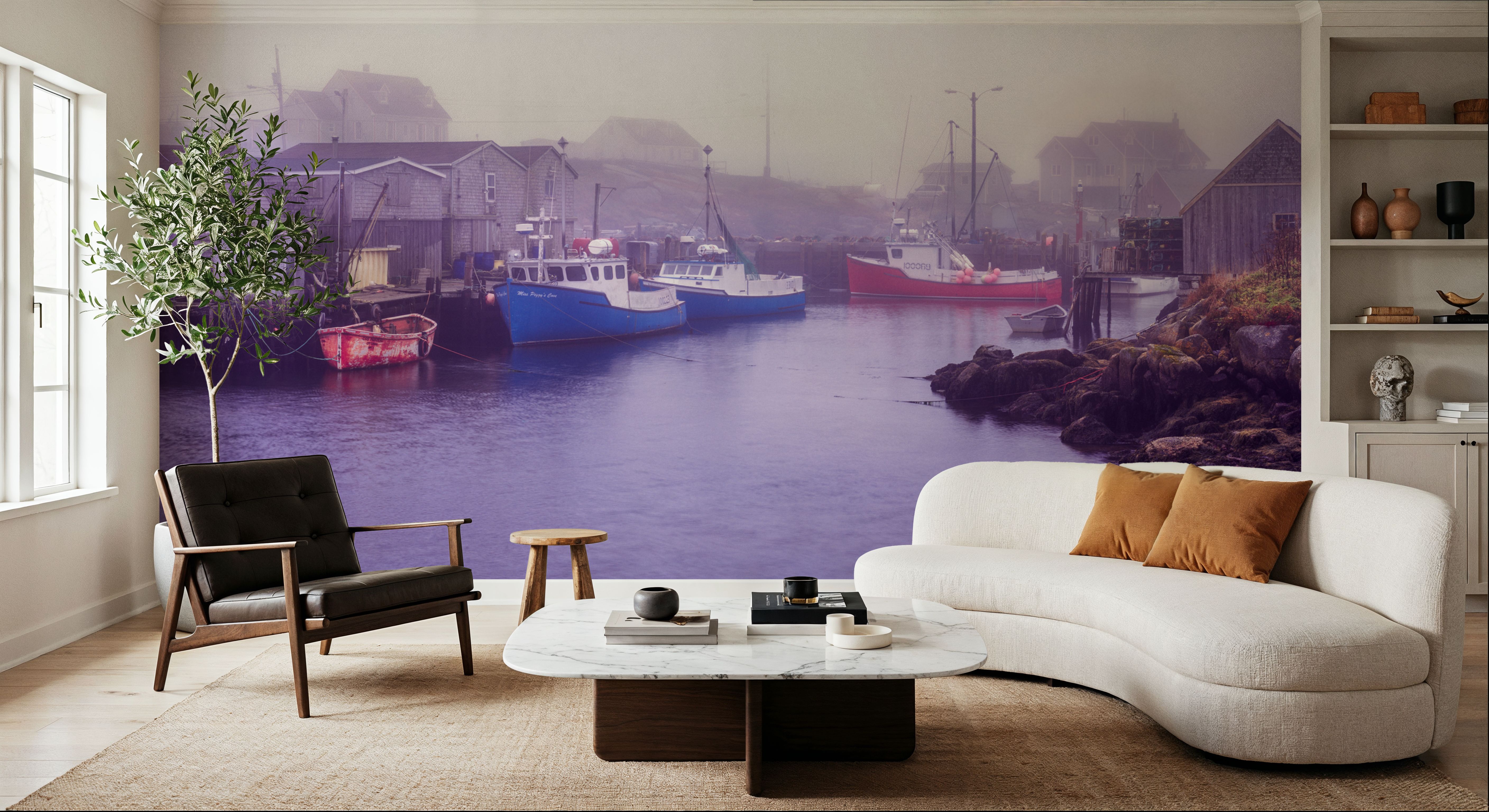 Foggy Fishing Purple