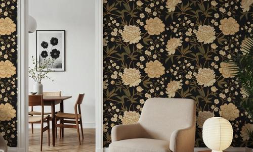 Vintage Peonies Pattern
